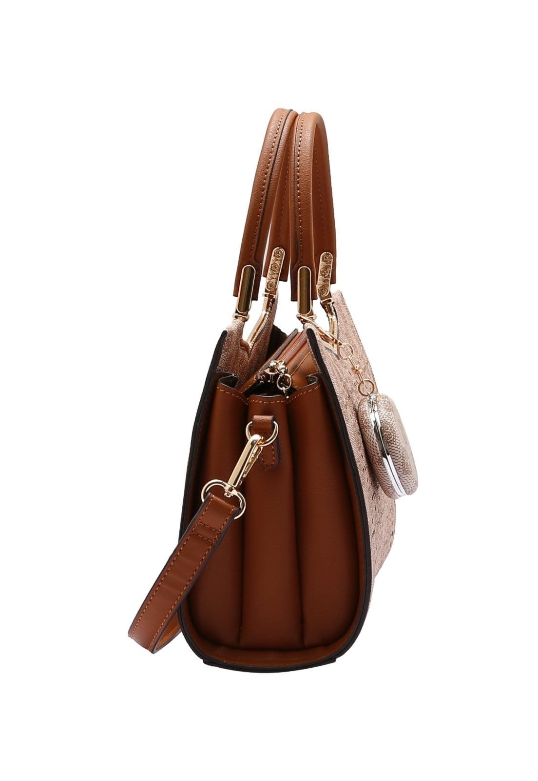 Vista 2 Bolsa Feminina Chenson Original New Cristal Mão 3485029 Chenson marrom