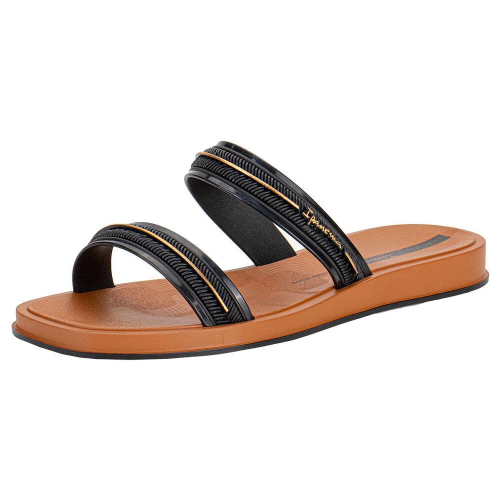 Vista 2 Chinelo Feminino Slide Glow Ipanema 27400 3297400 Ipanema preto