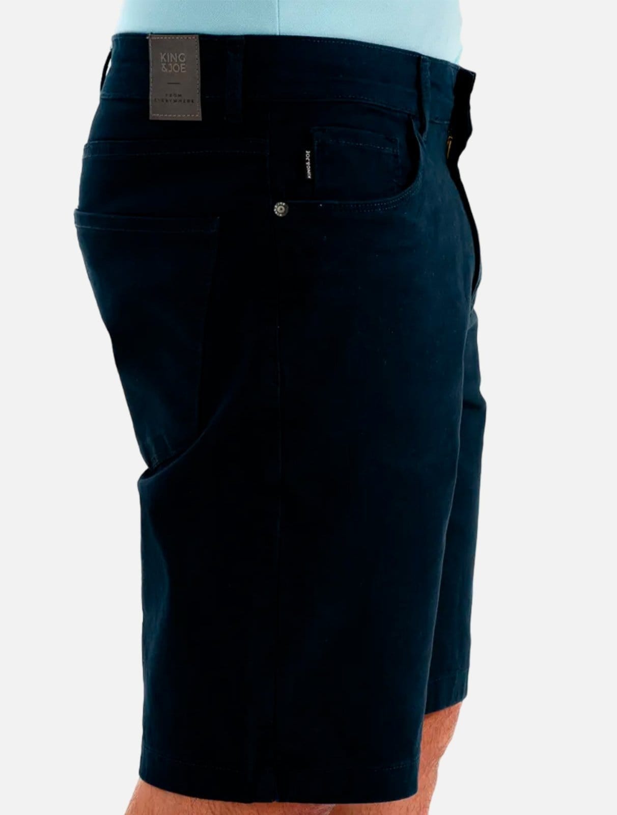 Vista 2 Bermuda King & Joe Slim Sarja BM21113 King E Joe azul marinho