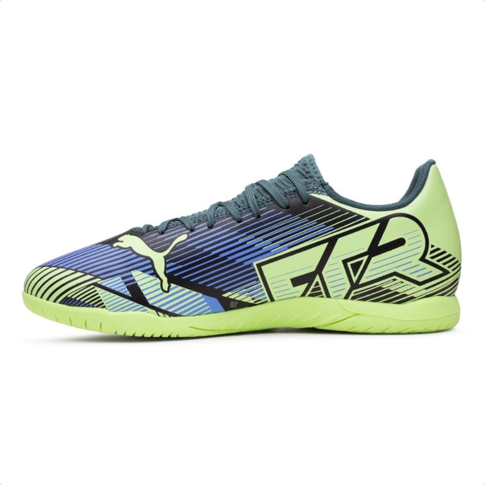 Vista 2 Chuteira Futsal Puma Future 7 Play IT BDP Masculina Puma preto