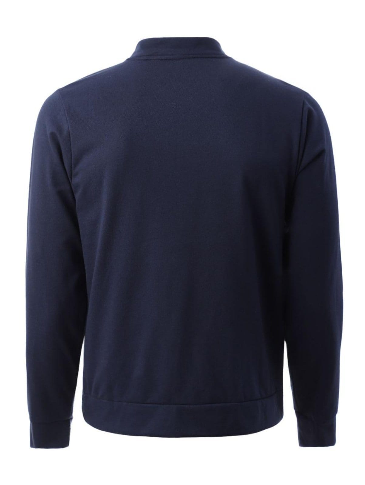 Vista 2 Jaqueta Moletinho Sarjado Masculina MARINHO DZero azul