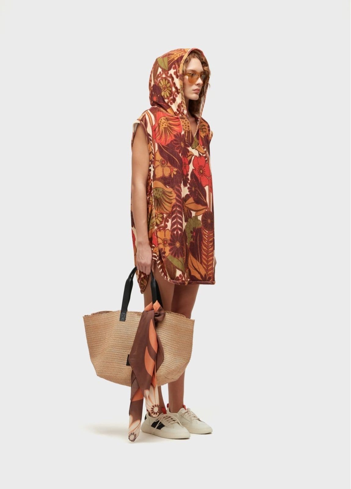 Vista 2 Vestido colete garden party Osklen off-white