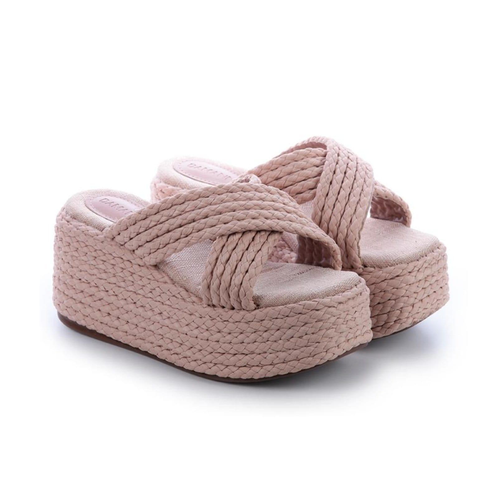 Vista 2 Sandália Flat Debby Natural Bege Damannu Shoes bege natural