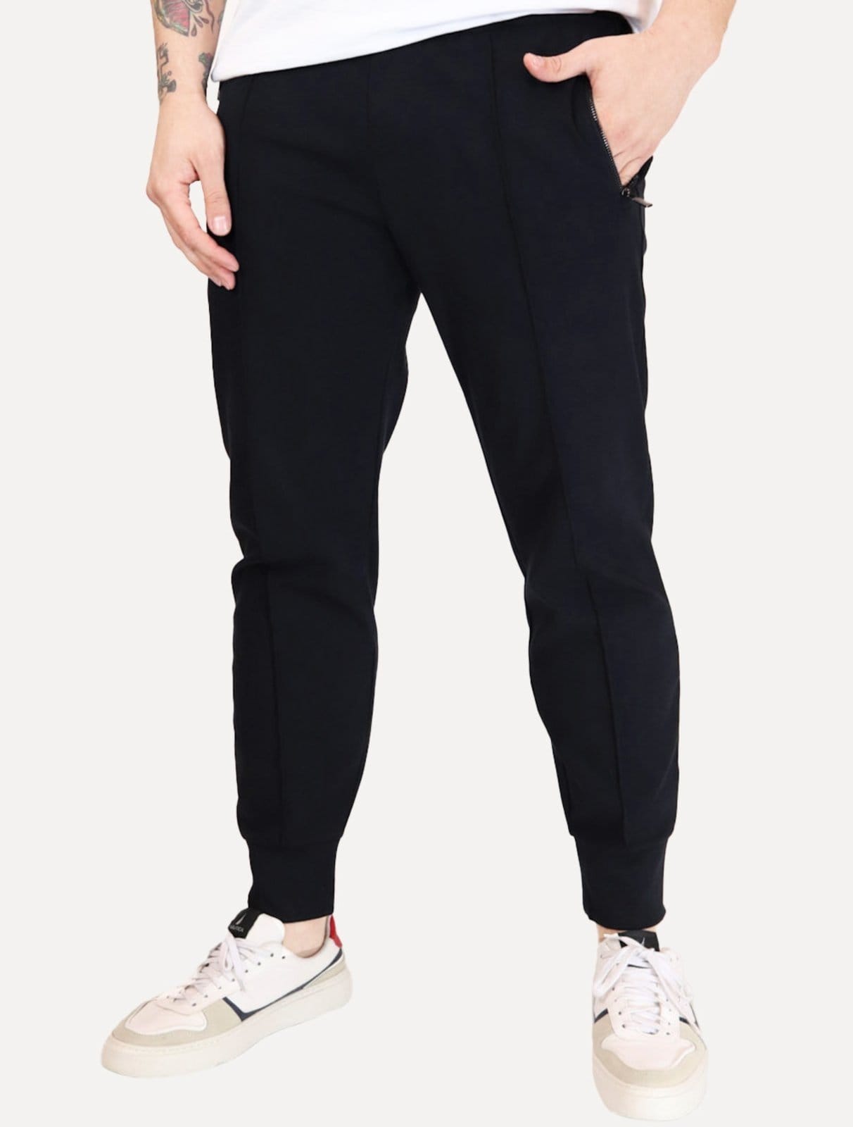 Calça Moletom Empório Armani Masculina Jogger Pocket Zip