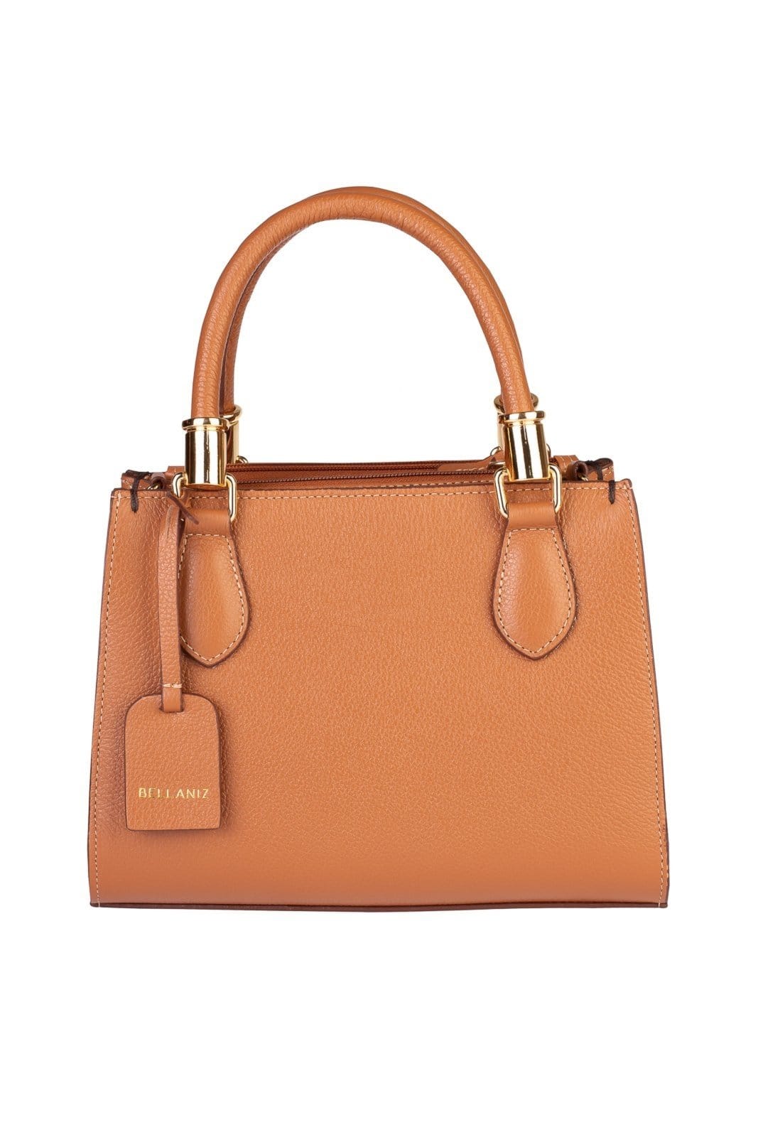 Bolsa Bellaniz Baú De Couro Liso Andressa