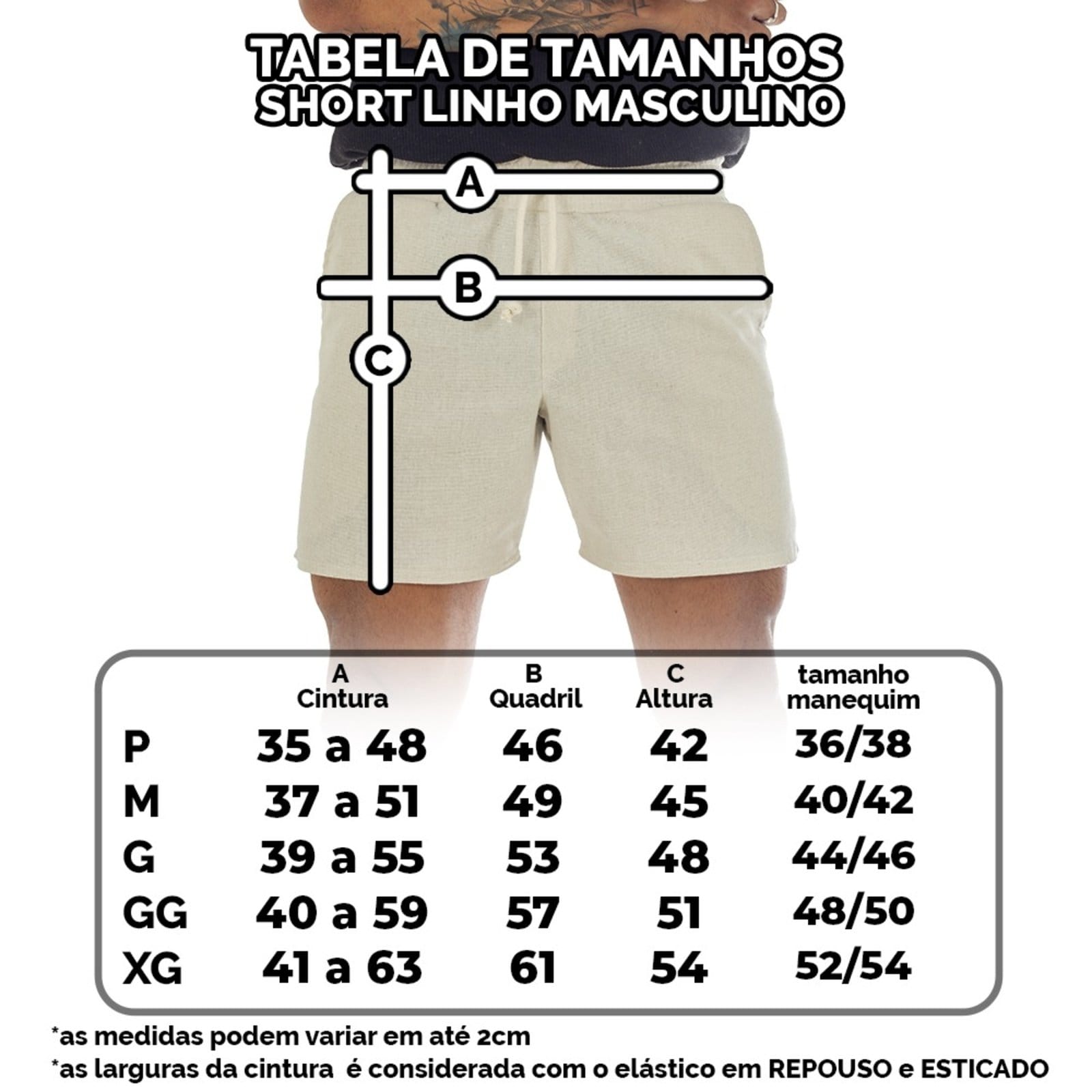 Vista 2 Short Linho Masculino Premium Dulk Bermuda Mauricinho Dulk preto