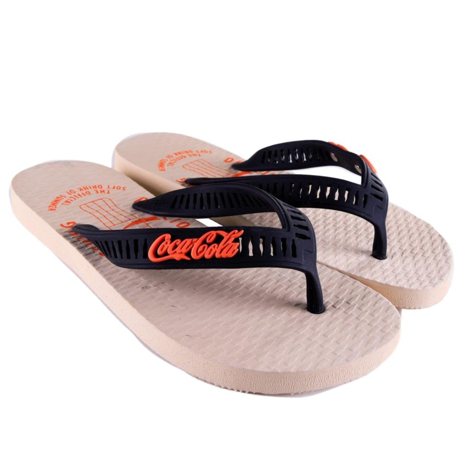 Vista 2 Chinelo Coca-Cola Cc4505 Off White Preto Incolor Coca-Cola incolor white