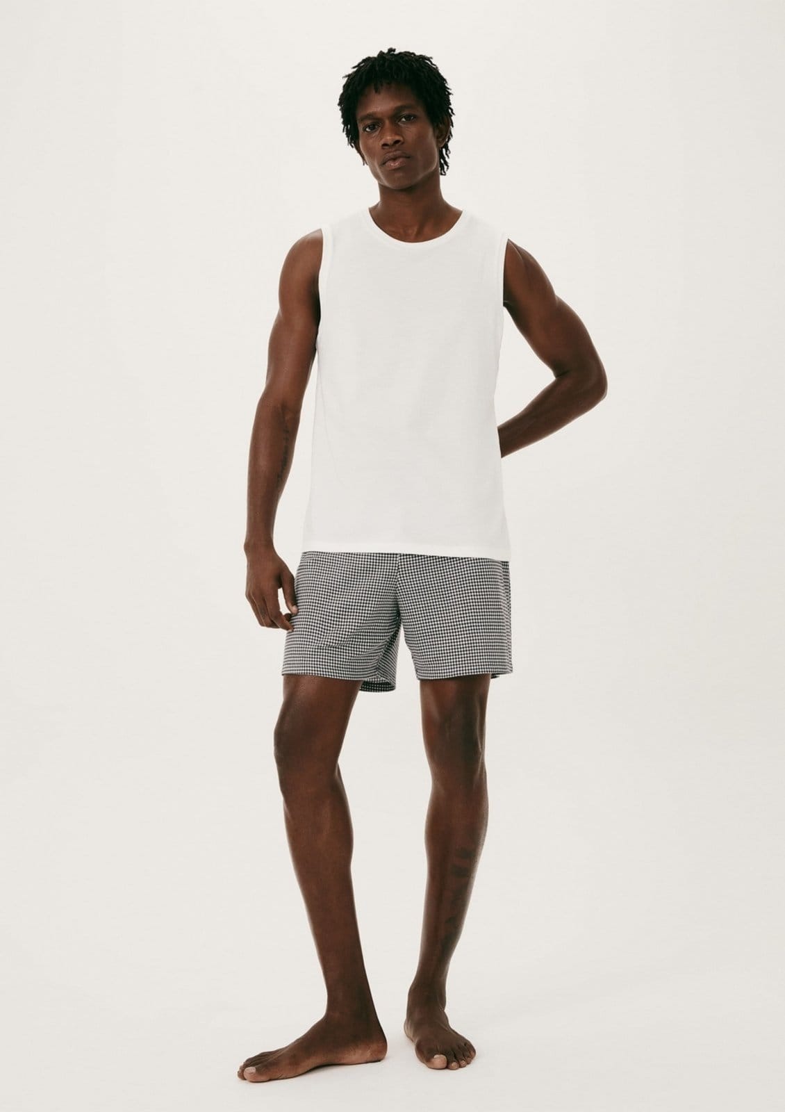 Pijama Curto Masculino Com Regata