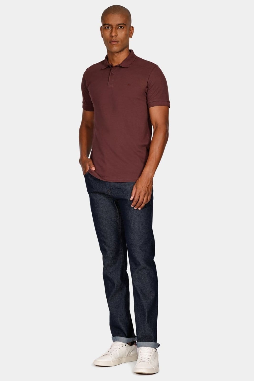 Vista 2 Calça Jeans Aramis Regular Escura Aramis azul