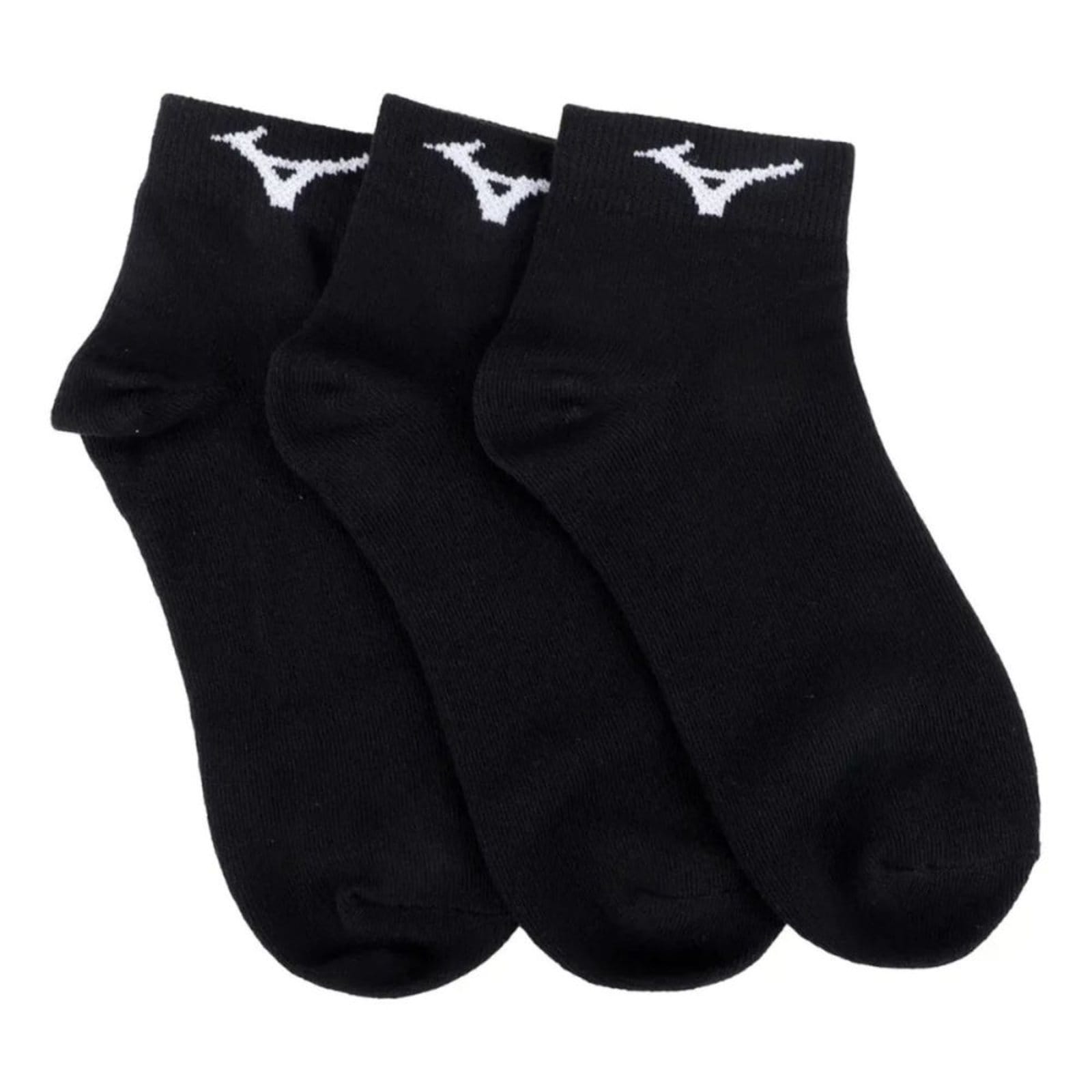 Vista 2 Kit Meia Masculino Cano Curto Mizuno Trimiz Mizuno preto