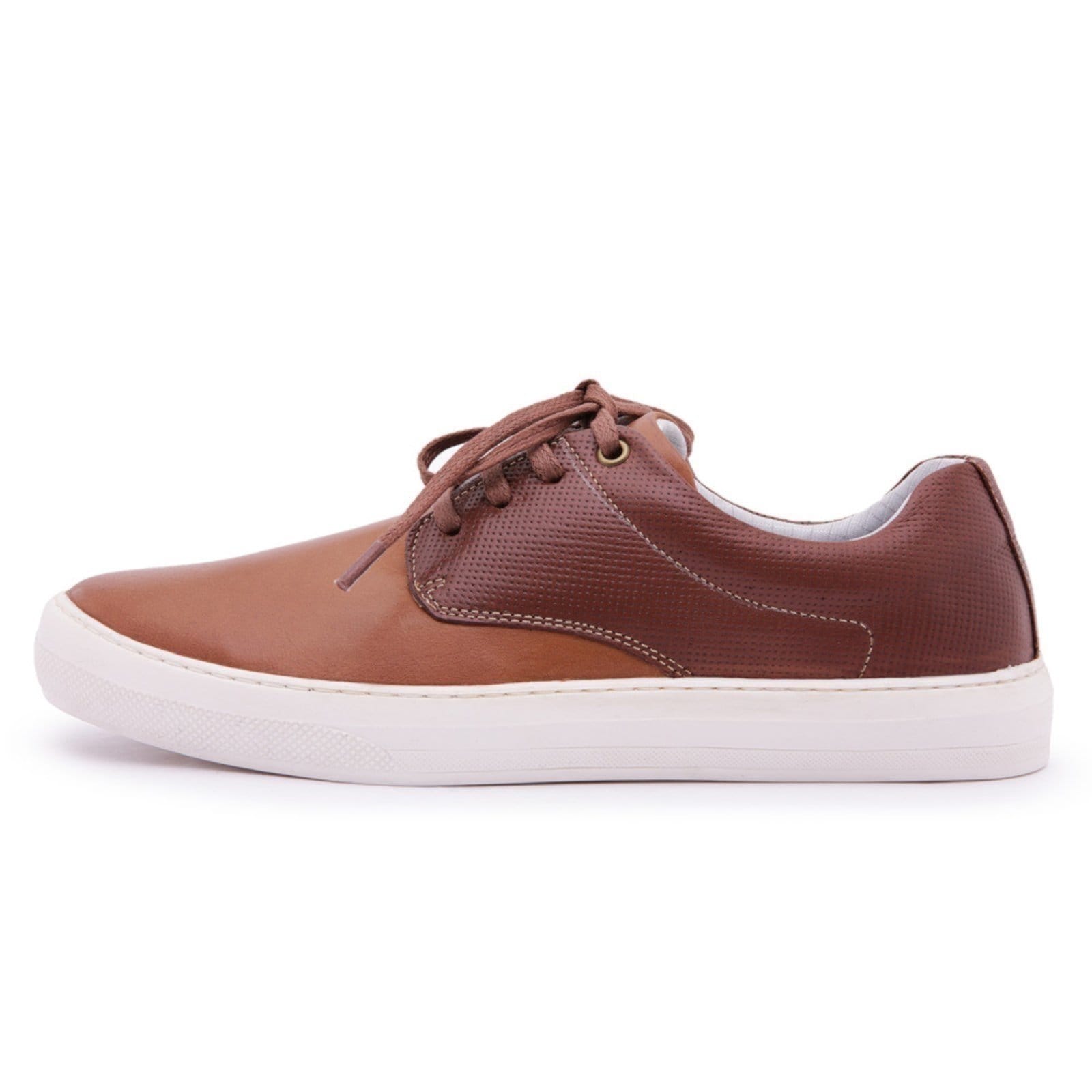 Sapatênis Centuria em Couro Conhaque