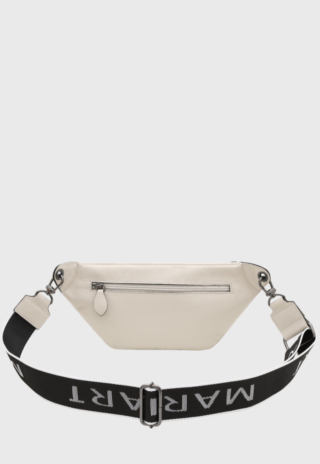 Vista 2 Pochete Couro Mariart Dani Off White Mariart off-white white