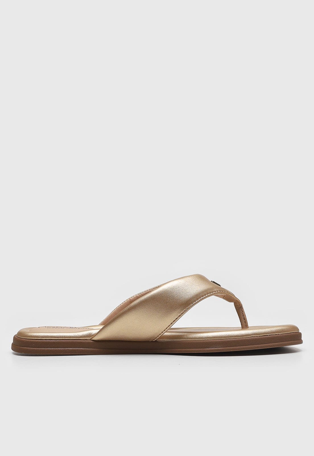 Vista 2 Rasteira Feminina Modare Metalizada Dourada MODARE dourado