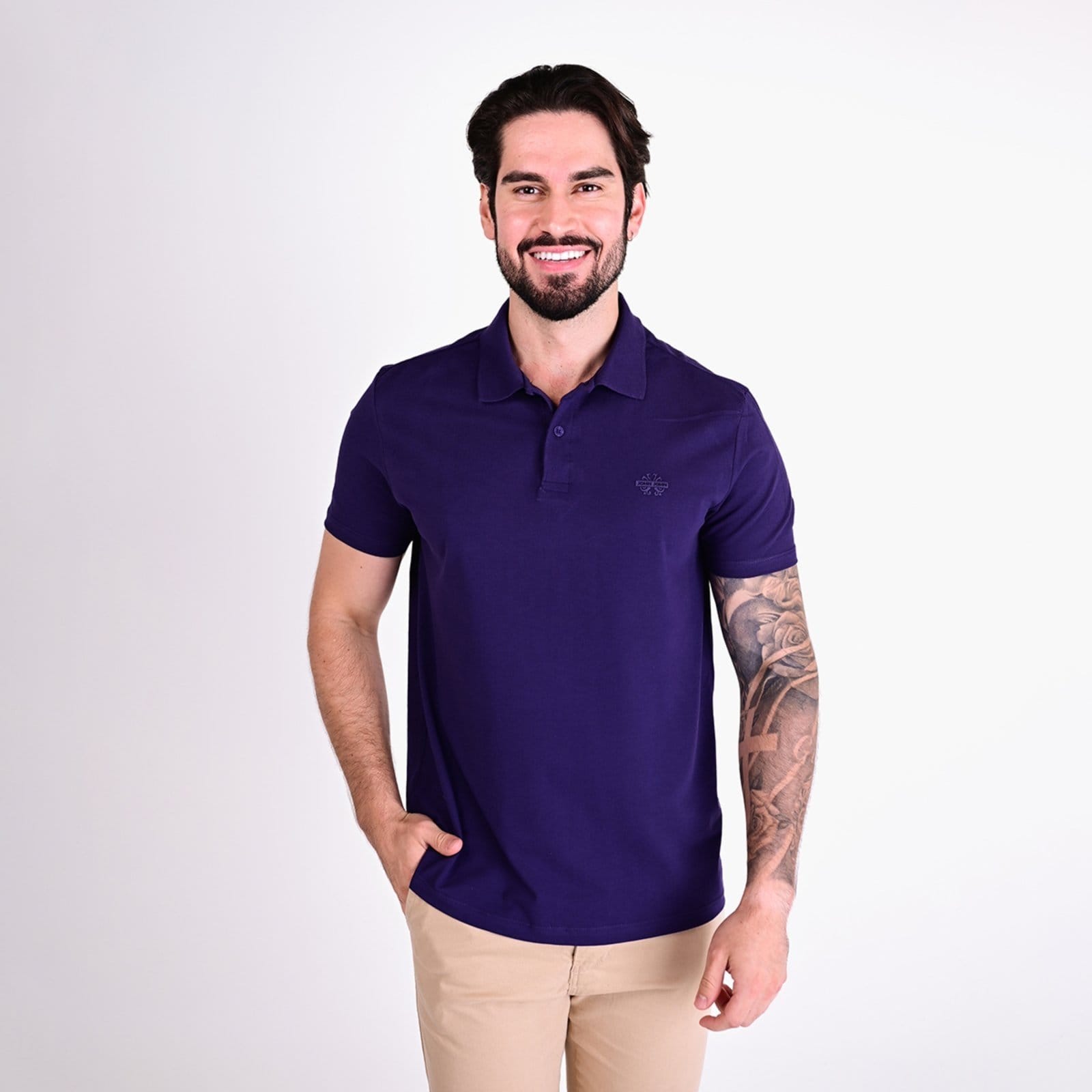 Camisa Polo John John Light Logo
