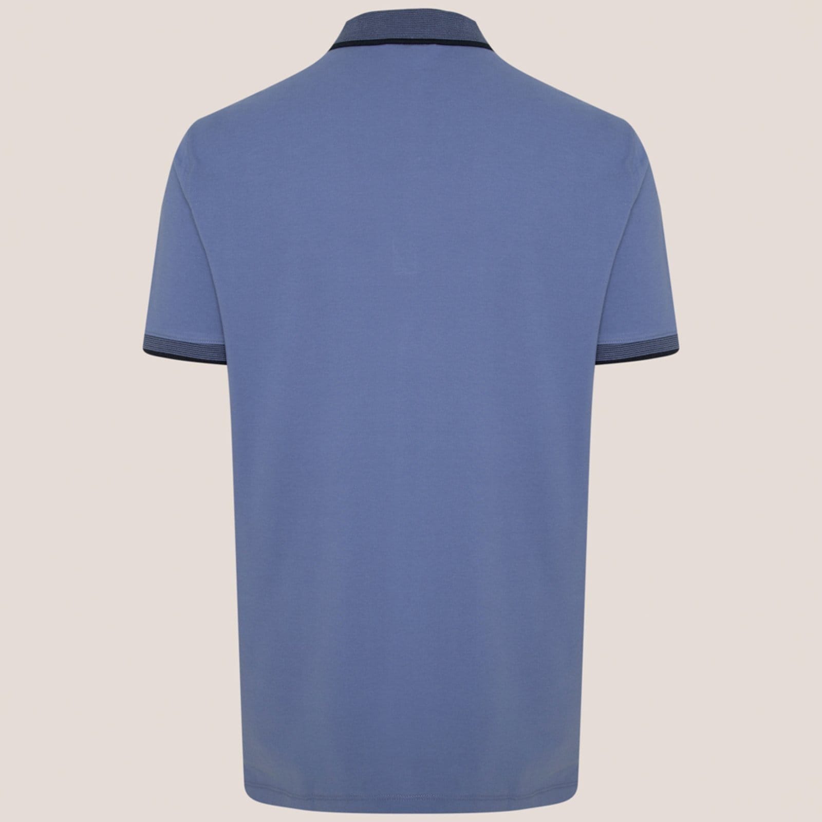 Vista 2 Camisa Polo Dudalina Piquet Multifrisos Pr26 Masculino Dudalina azul