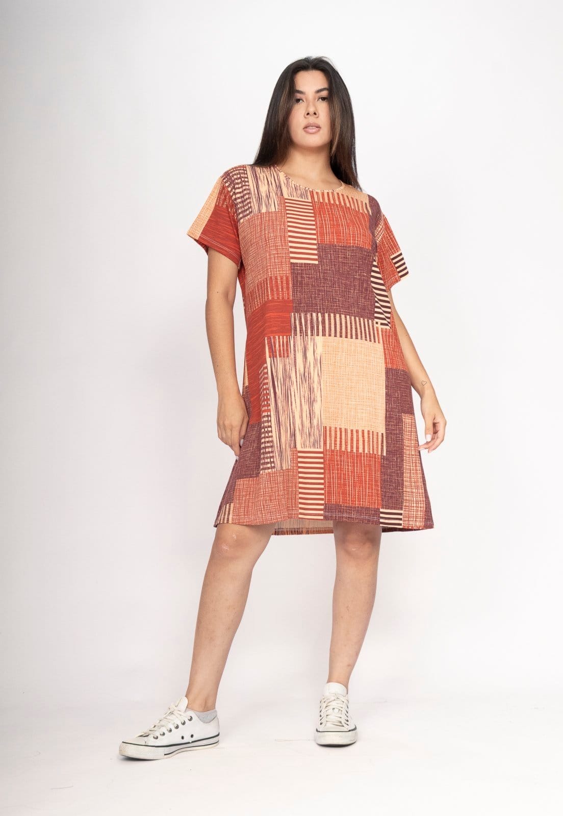 Vestido Amazonia Vital Amanayara Curto Malha Tramas da Sol