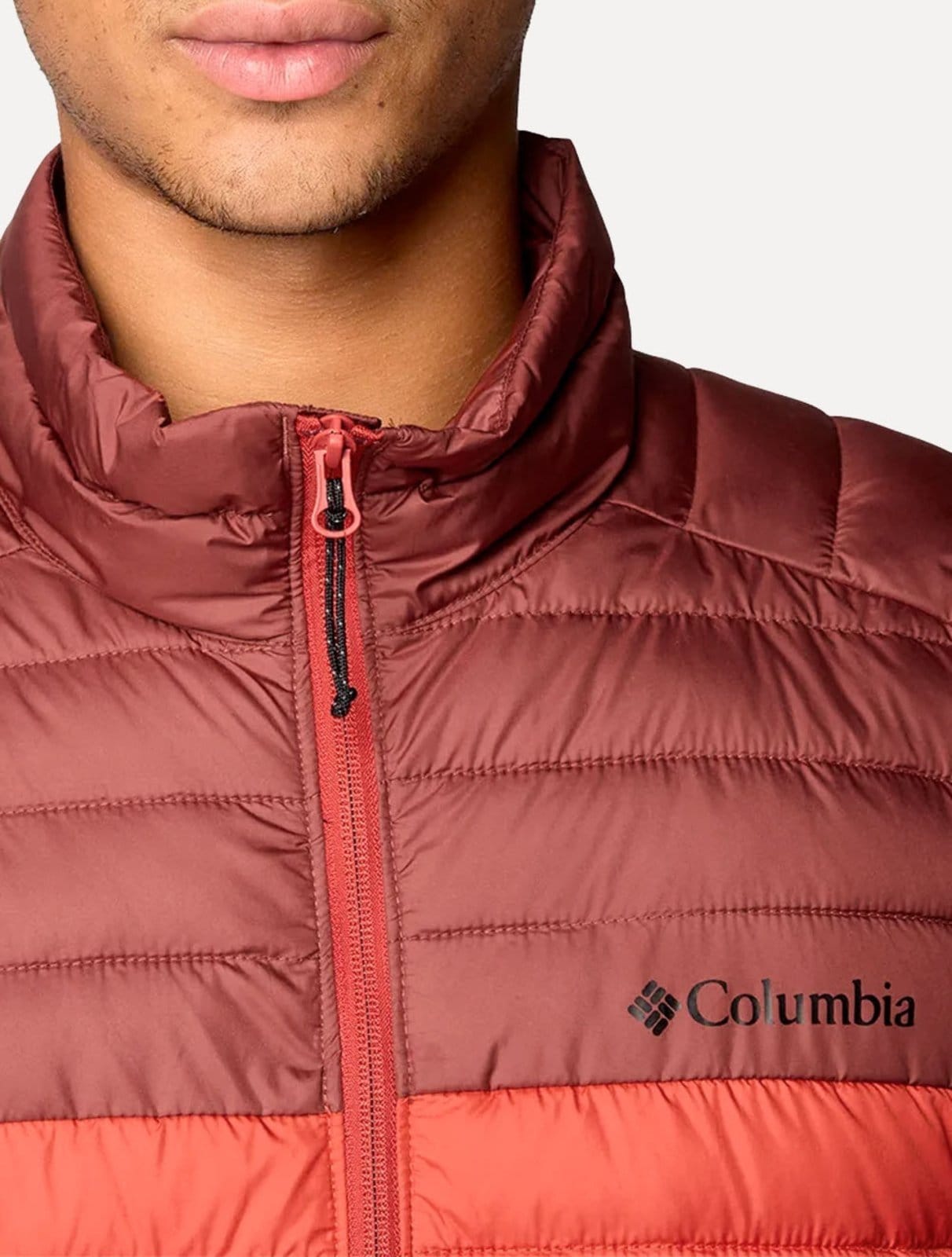 Vista 2 Jaqueta Columbia Masculina Silver Falls II Vermelho Columbia bordô/vermelho silver