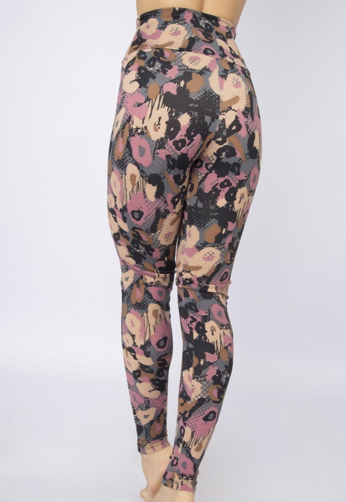 Vista 2 Calça Legging Vekyo Fitness Estampada Multicolorida VEKYO multicolorido
