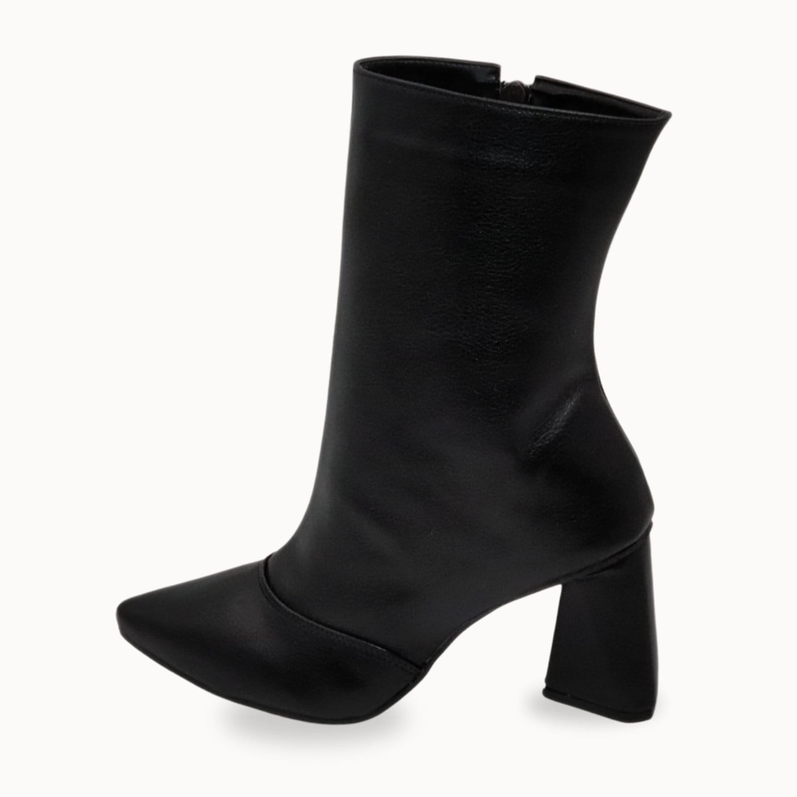 Vista 2 Bota Feminina Sete Sales Cano Médio 23026 Floter Sete Sales preto