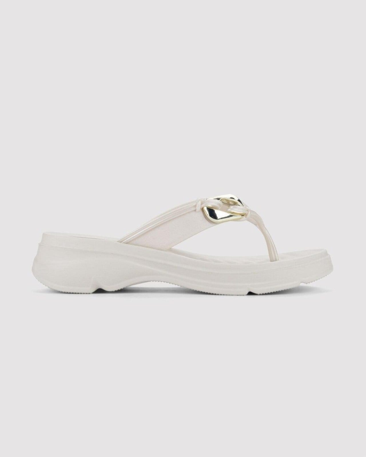 Vista 2 Sandália Azaleia Kiara Off-white AZALEIA off-white white