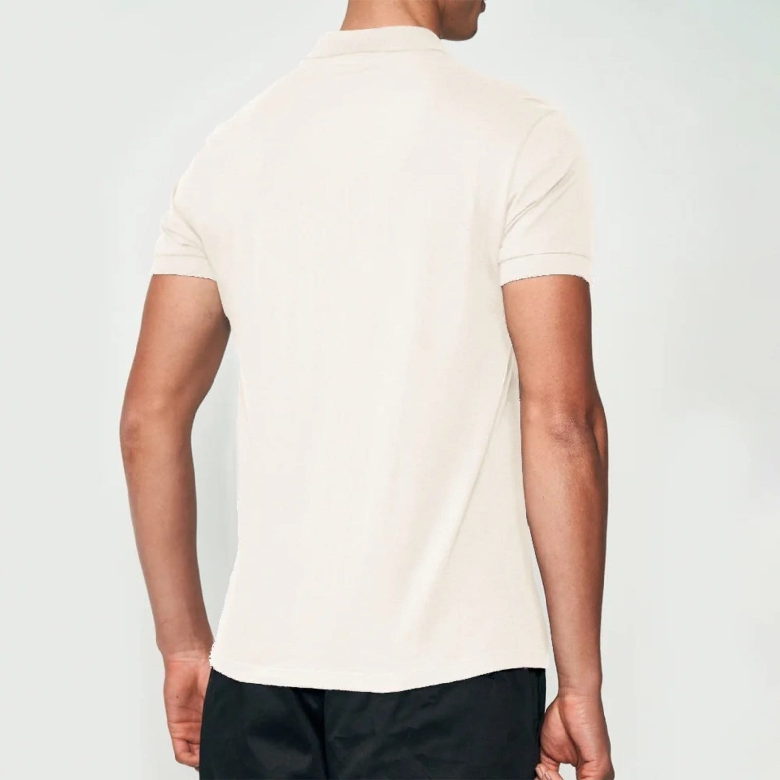 Vista 2 Camisa Polo Colcci Lisa Ou25 Off White Masculino Colcci amarelo white