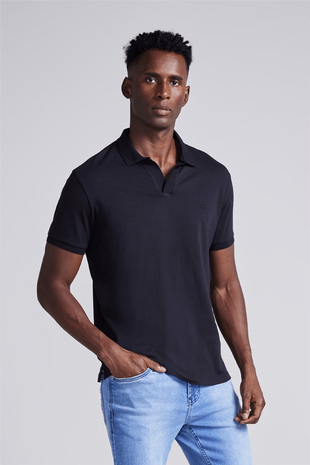 HIGHSTIL Camisa Polo Malha Slim Fit