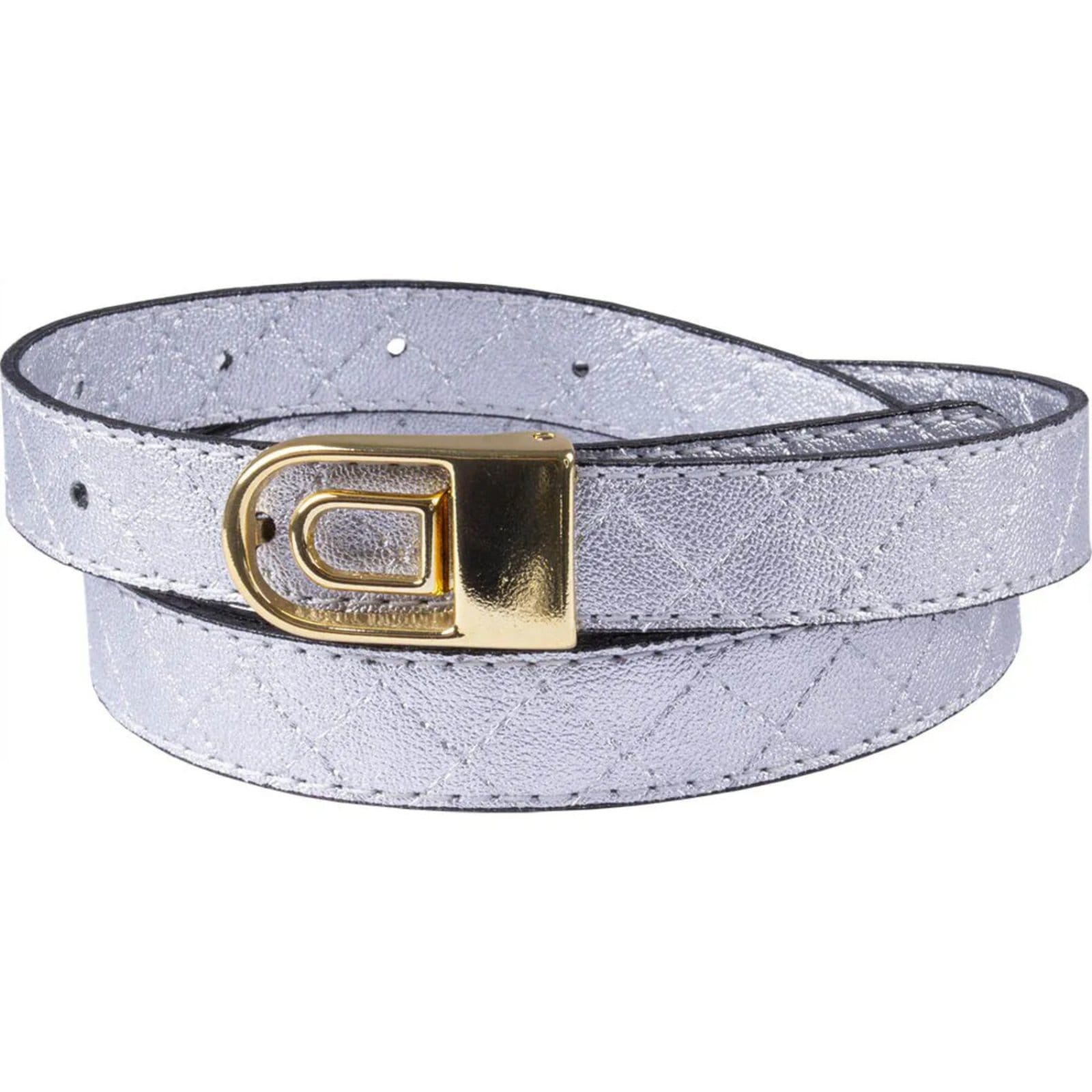 Vista principal Cinto Feminino Matelassê Artlux FM7704 Cinza Claro Artlux preto