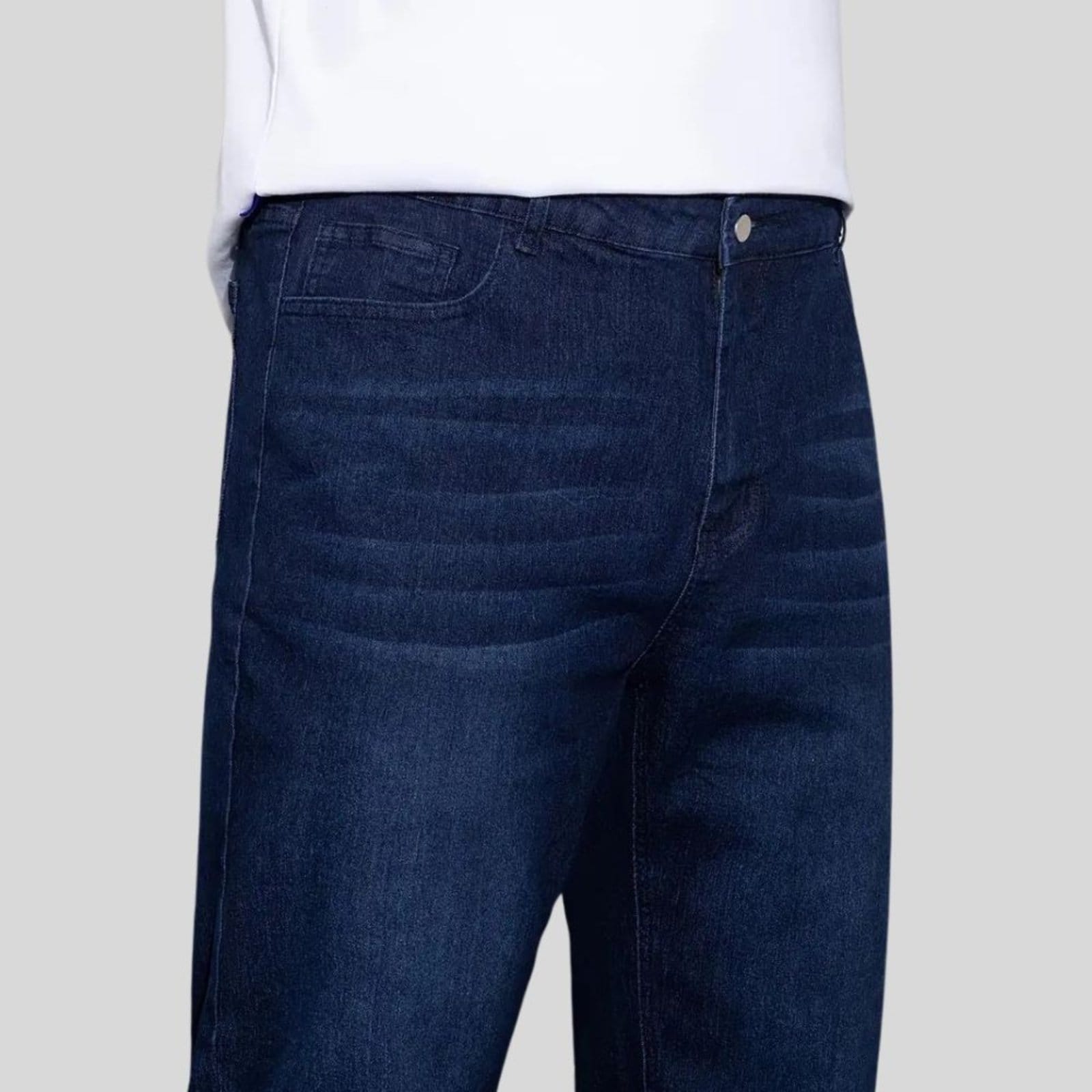 Vista 2 Kit 3 Calças Masculina Lavagem Escuro Skinny com Elastano TEX JEANS jeans