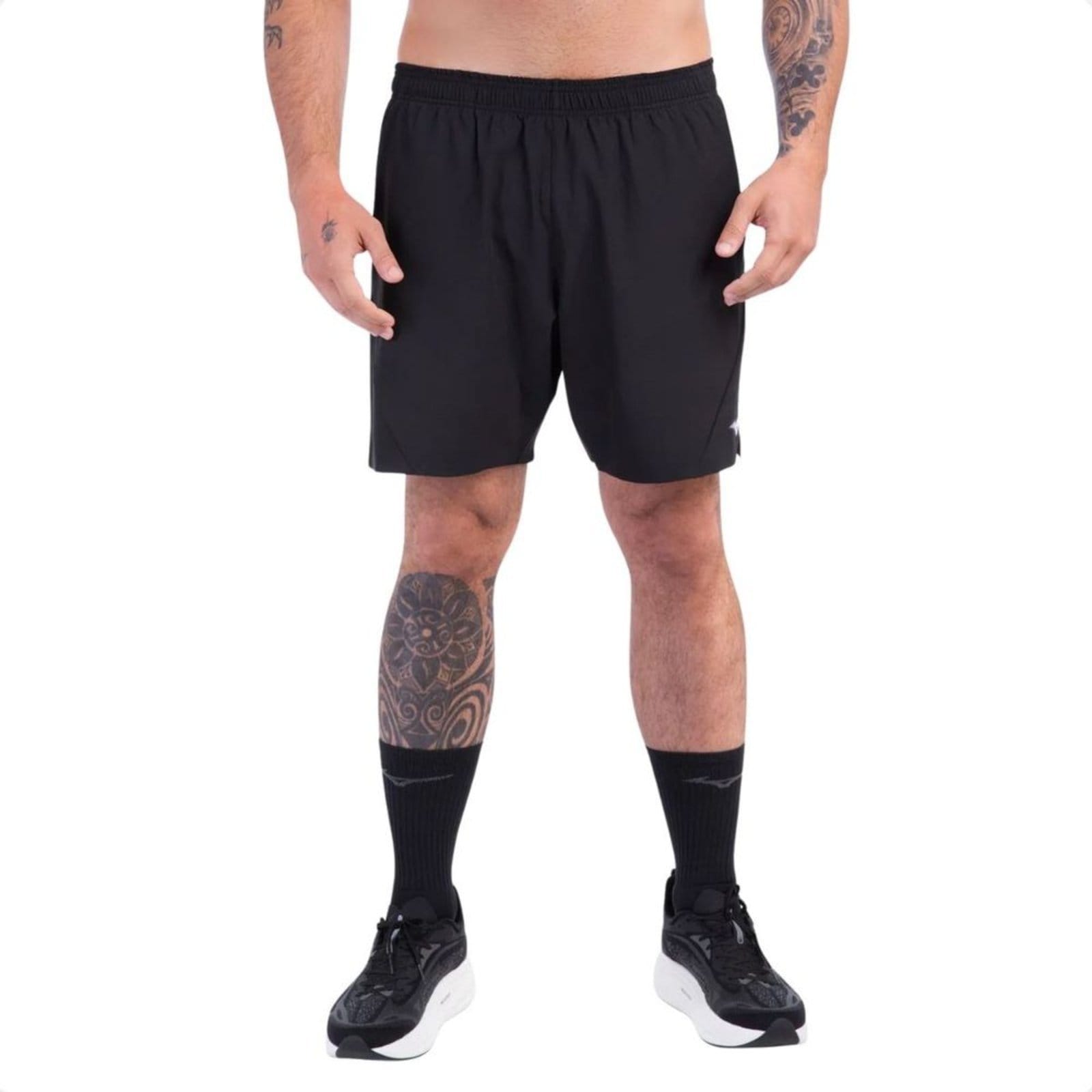 Short Masculino Curto Mizuno 2x1 High 3/7