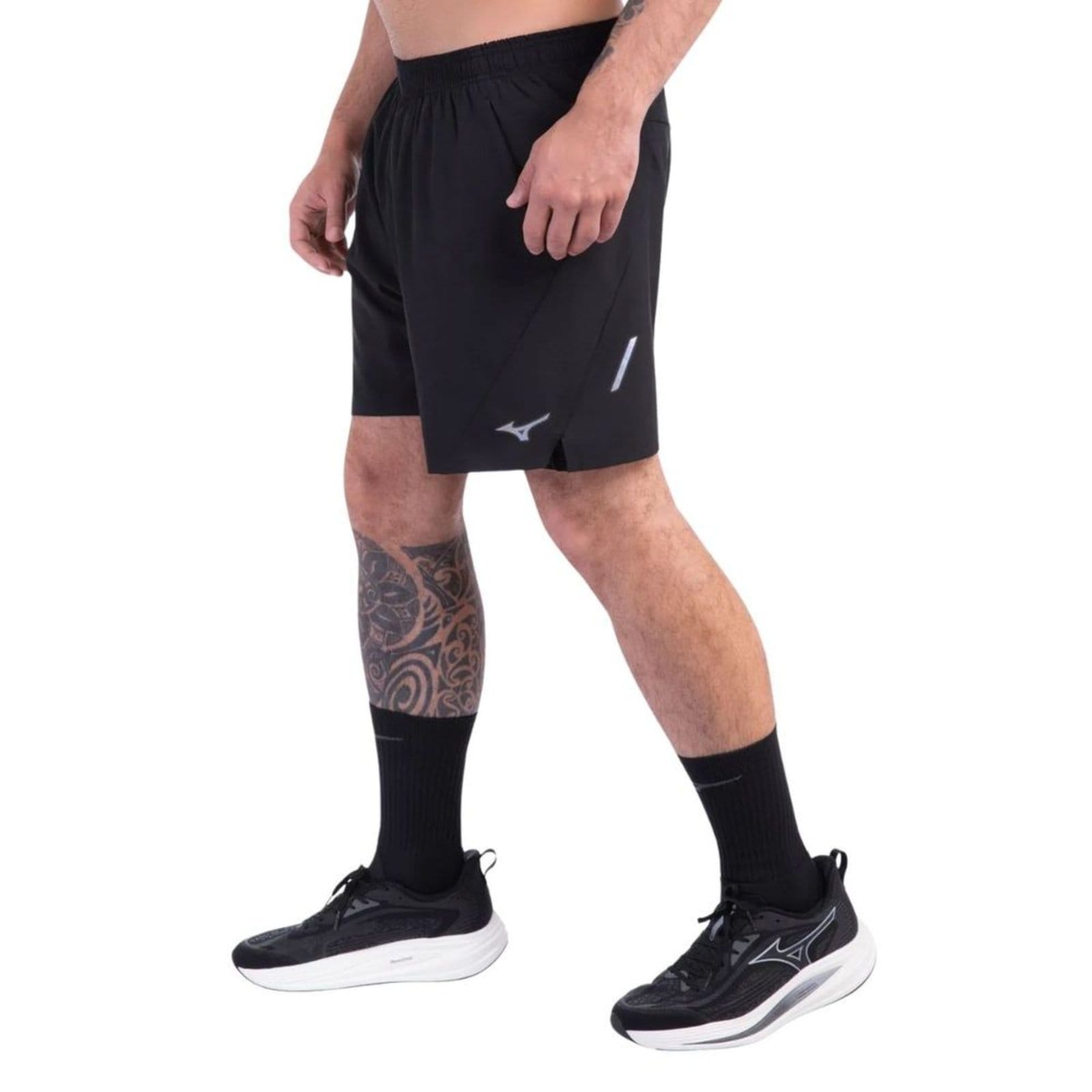 Vista 2 Short Masculino Curto Mizuno 2x1 High 3/7 Mizuno preto
