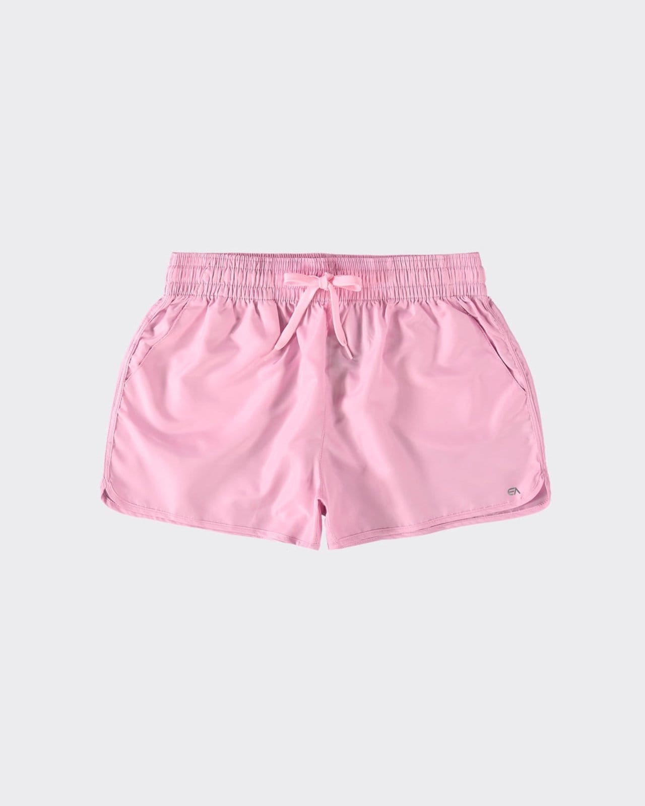 Shorts Feminino Barra Arredondada Em Tafetá