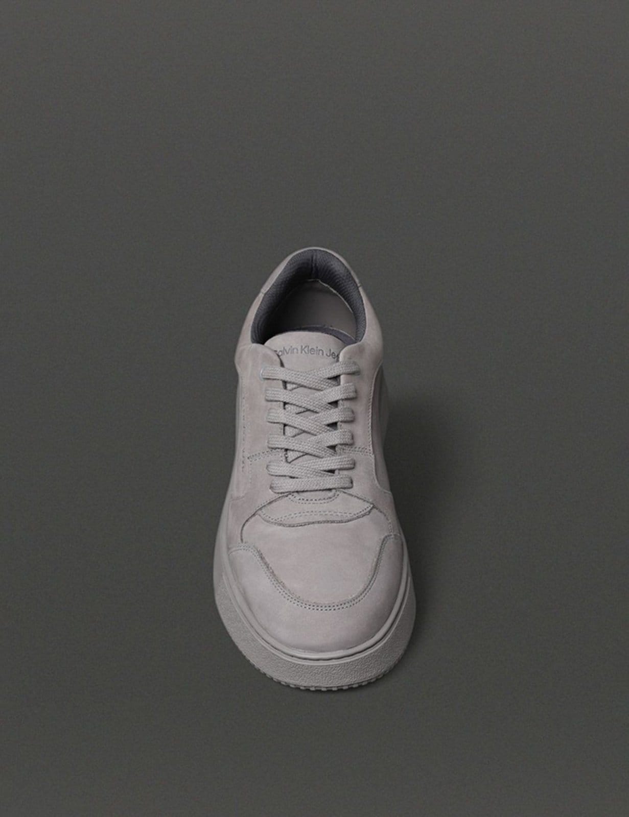 Vista 2 Tênis Masculino Chunky Unicolor Calvin Klein Jeans Médio Calvin Klein Jeans cinza