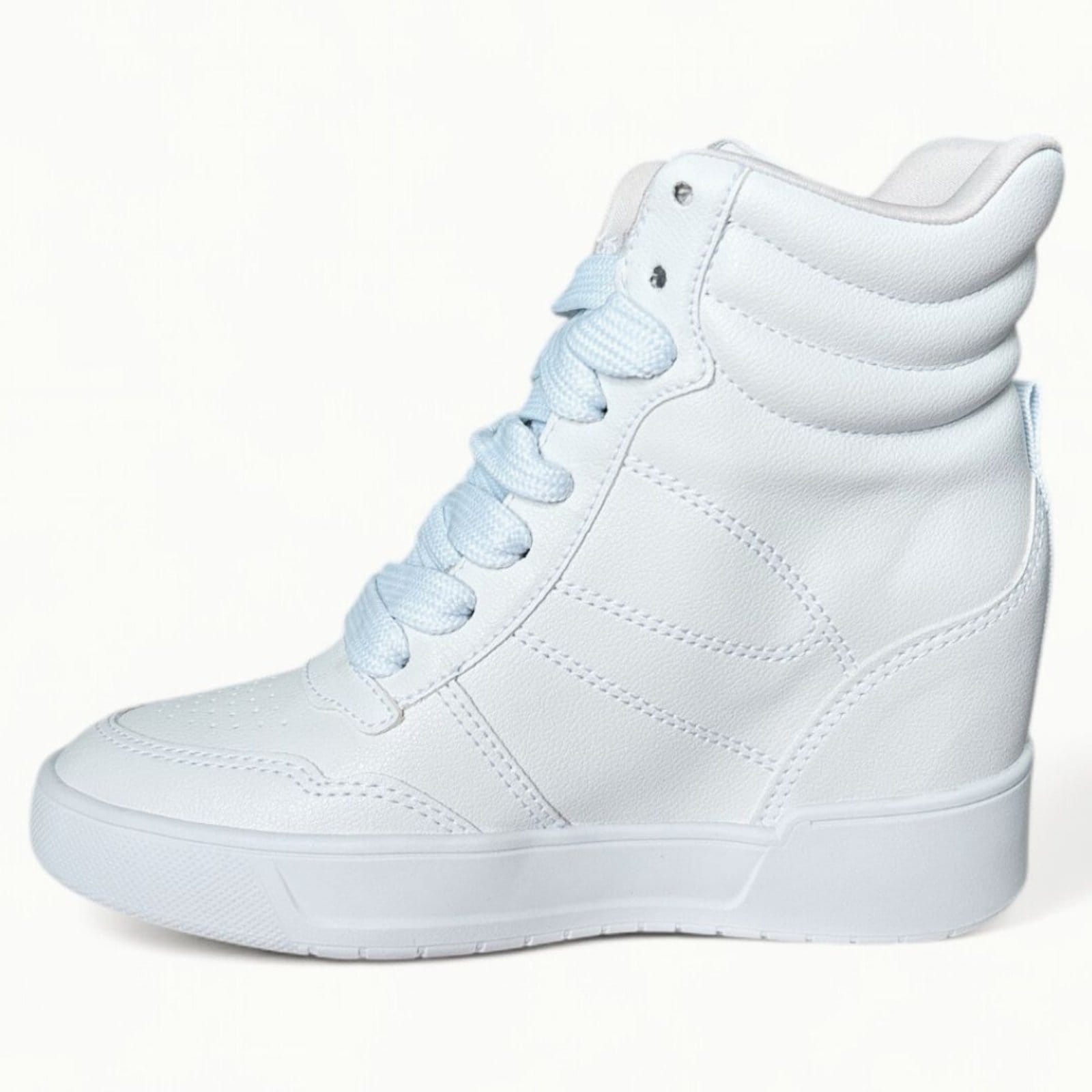 Vista 2 Bota Sneaker Branca Anabela Embutida Ramarim 2591201-1 RAMARIM branco