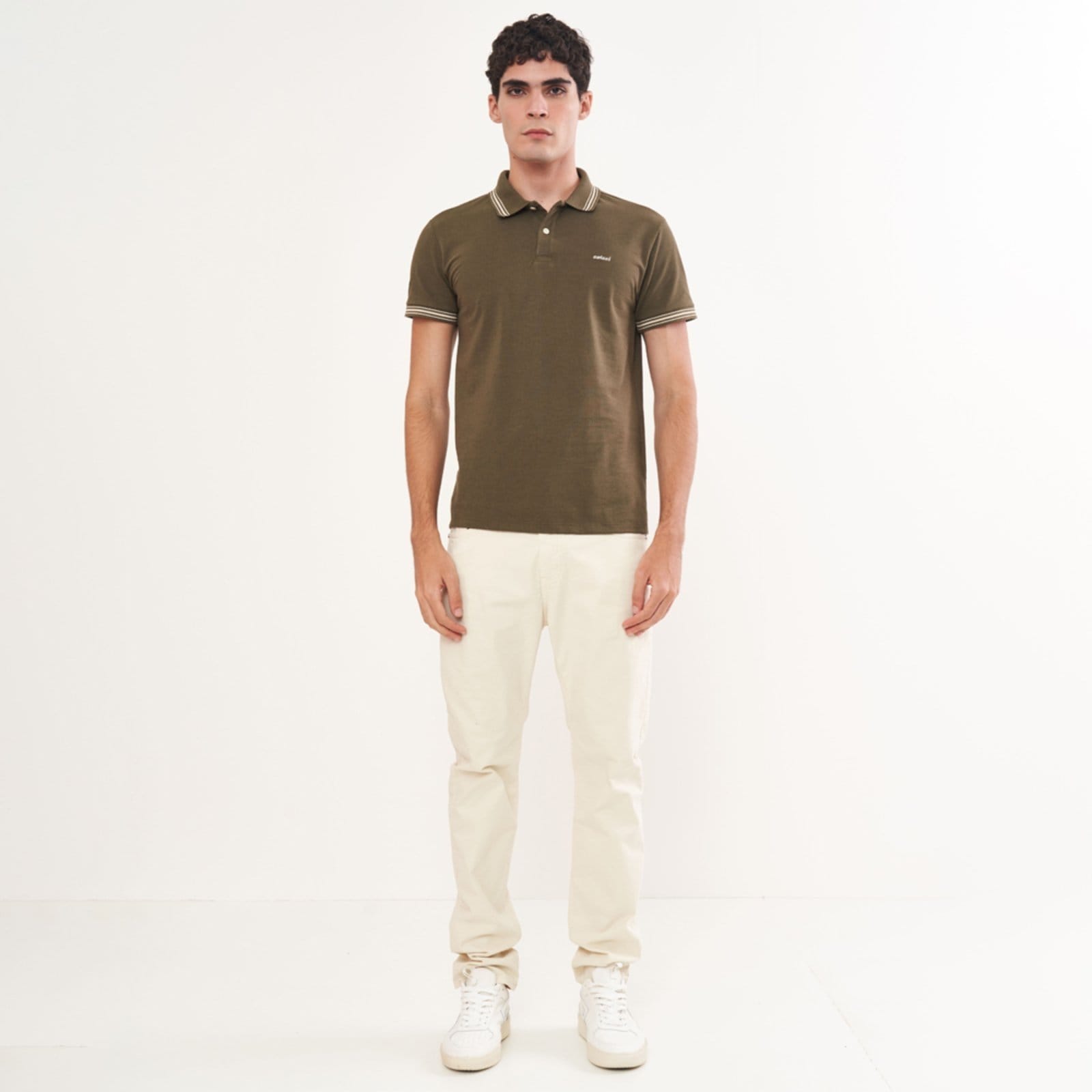 Vista 2 Camisa Polo Colcci Road Pr26 Cilandro Masculino Colcci verde
