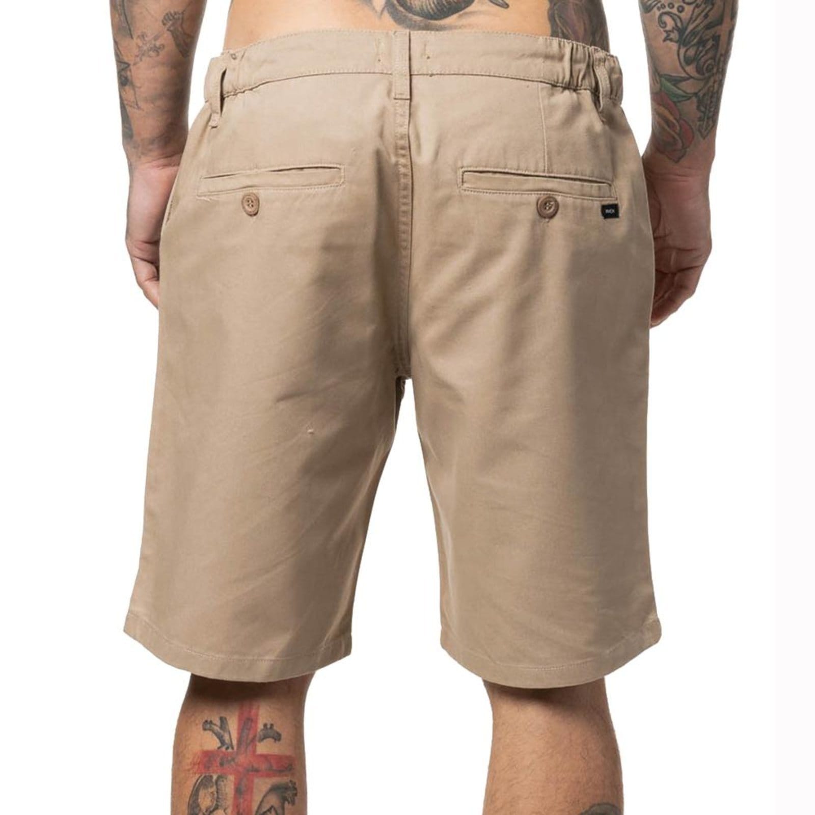 Vista 2 Bermuda RVCA All Time Coastal WT24 Masculina Caqui RVCA bege caqui