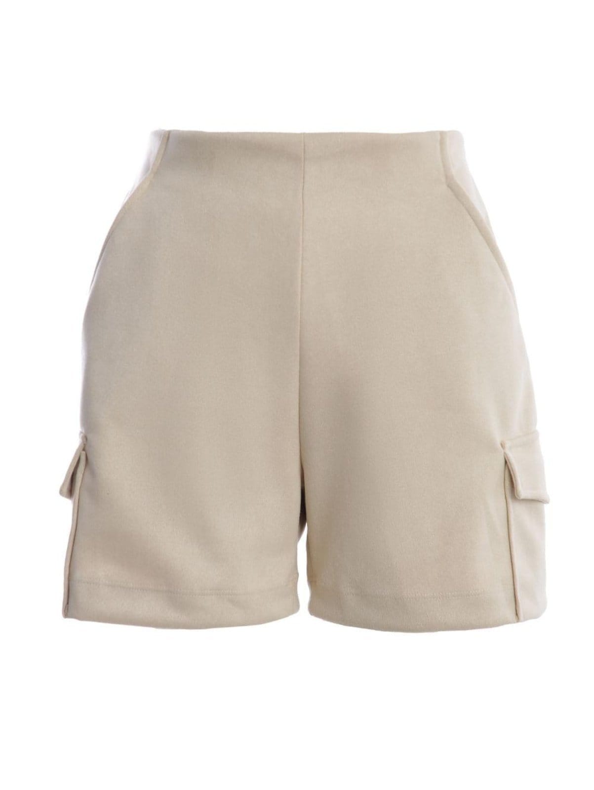 Vista 2 Short Bolso Cargo Autentique Feminino BEGE Autentique unico