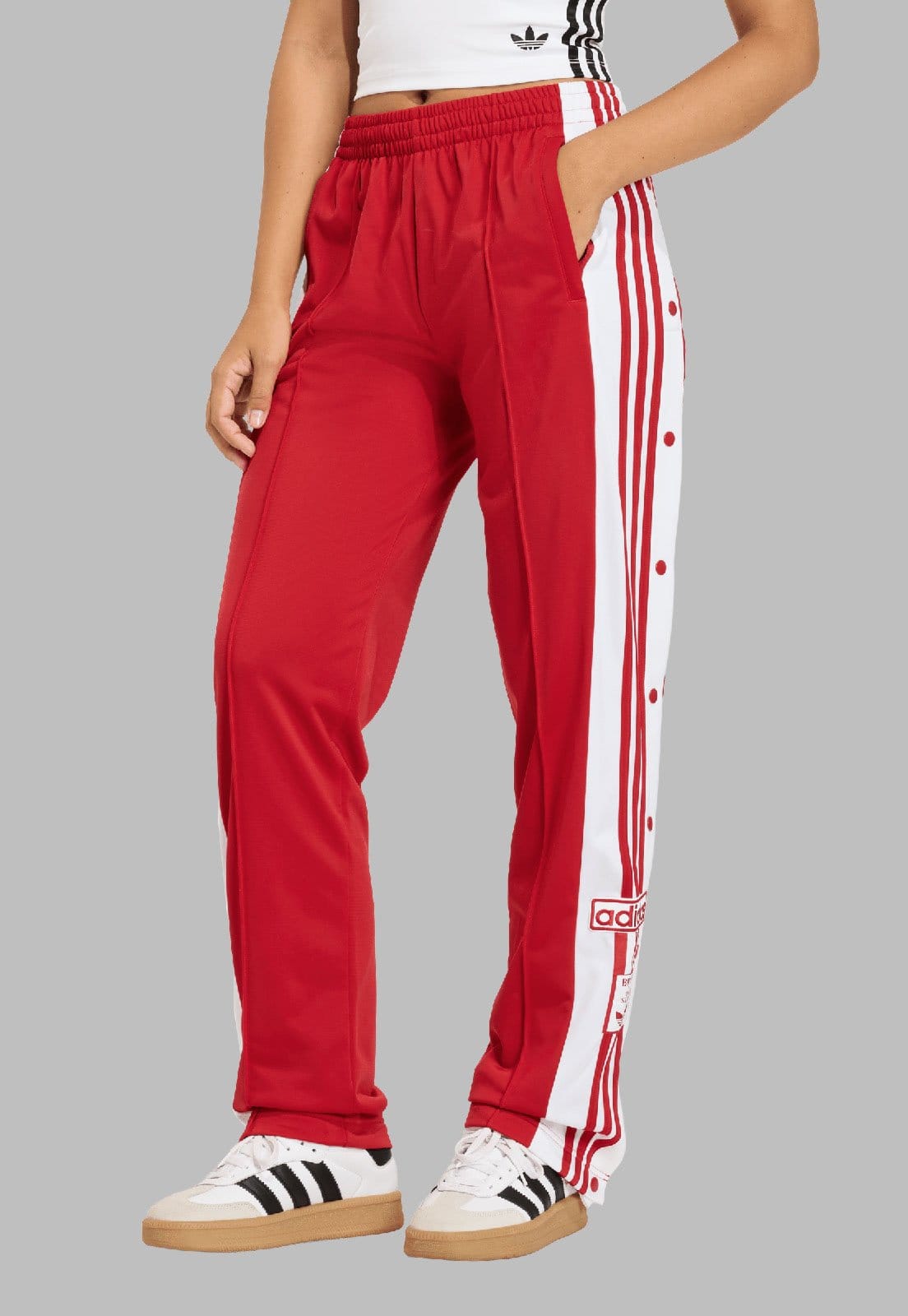 Calça Feminina Adidas Originals Adibreak TP Vermelha