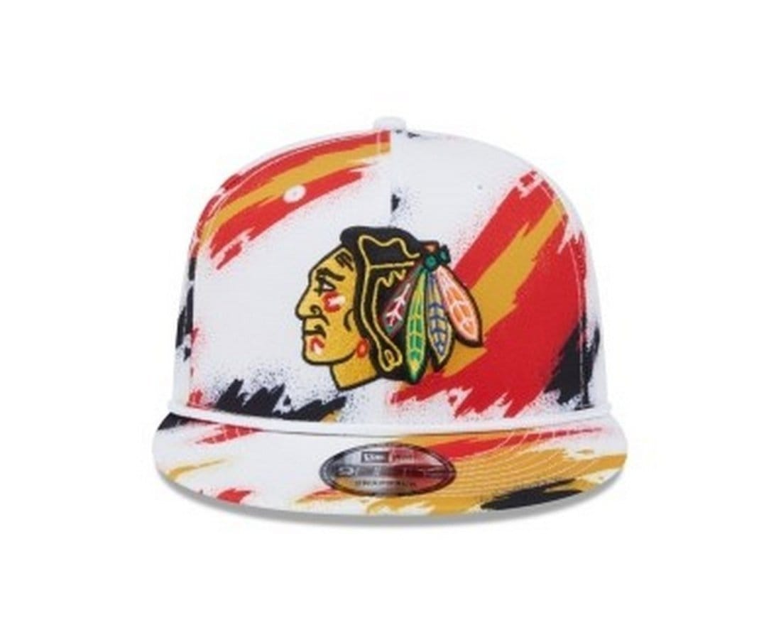 Vista 2 Boné New Era 9FIFTY SNAPBACK Chicago Blackhawks NHL new era branco