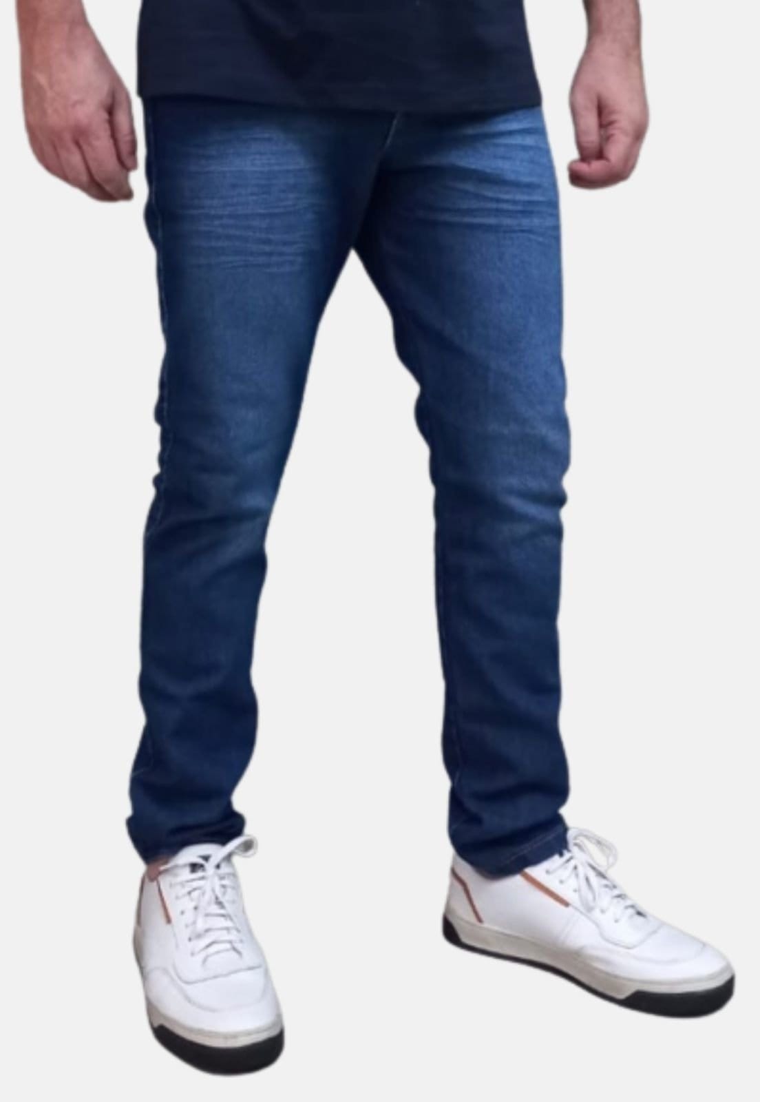 Calça Boen Jeans Slim Elastano Estonada