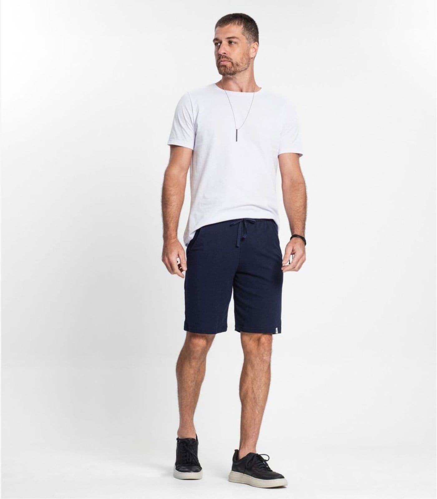 Kit 3 Bermudas De Moletom Masculina Select Sortido - 2