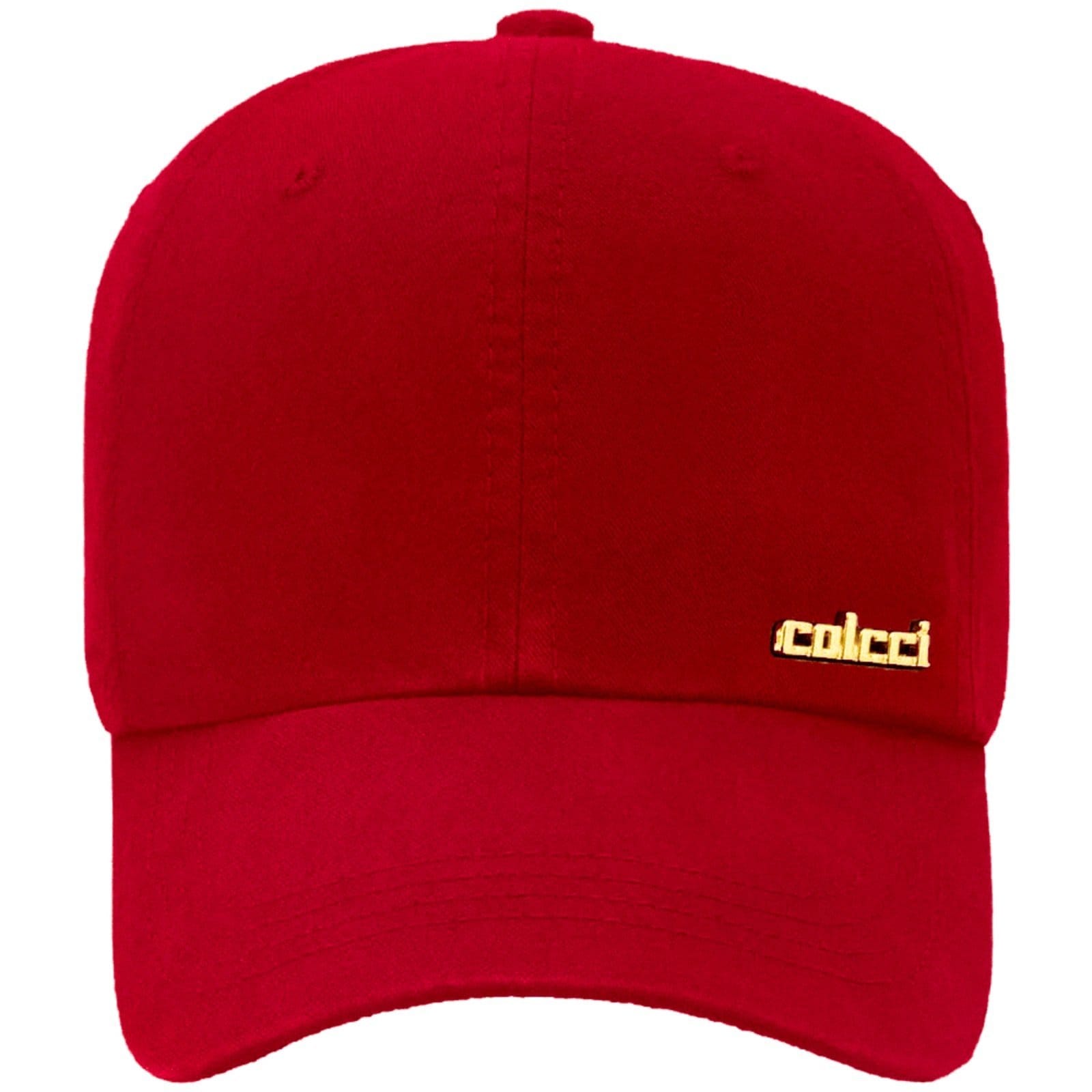 Vista 2 Boné Colcci Metal Gold Pr26 Vermelho Masculino Colcci vermelho gold