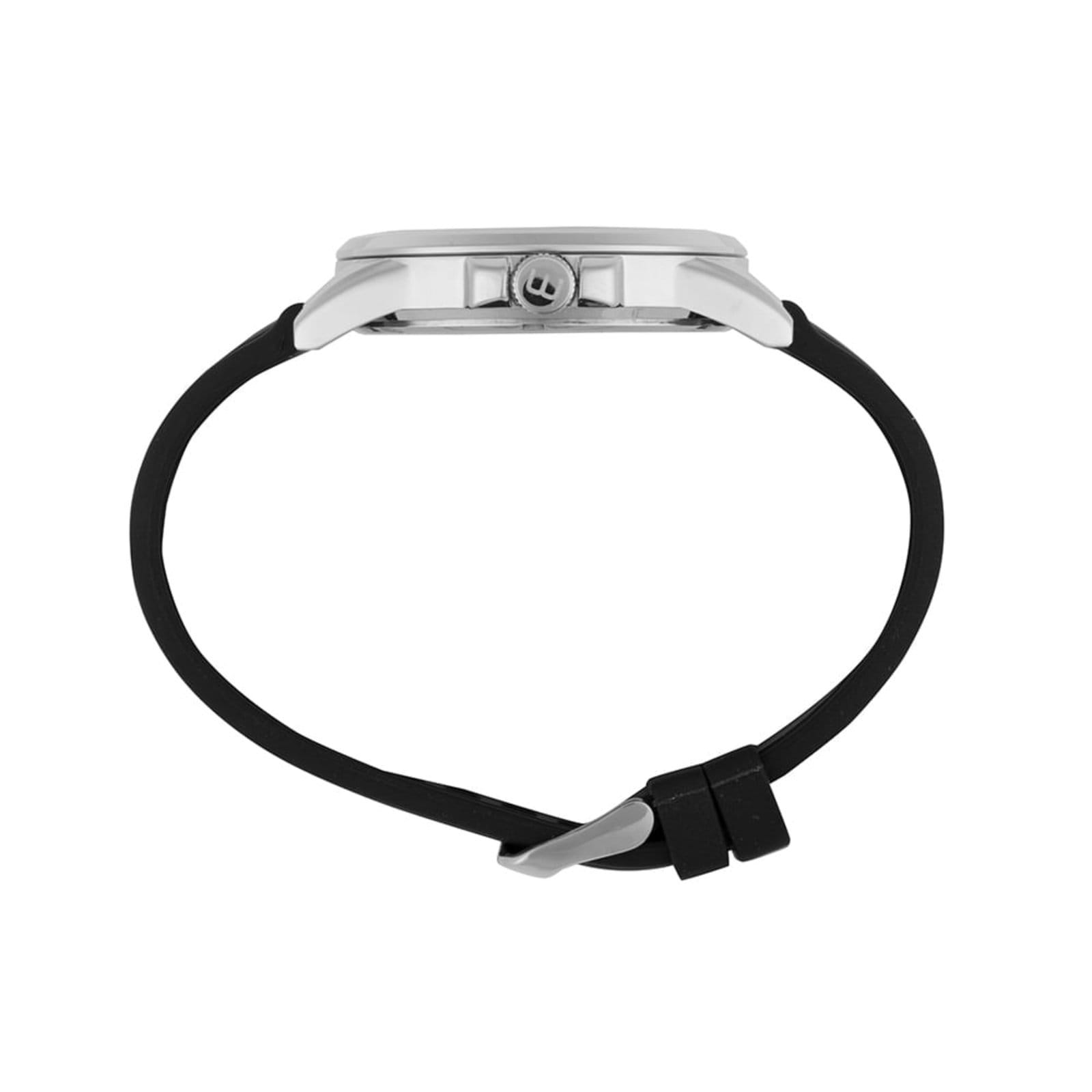 Vista 2 Relógio Masculino Prata e Azul Mondaine preto azul