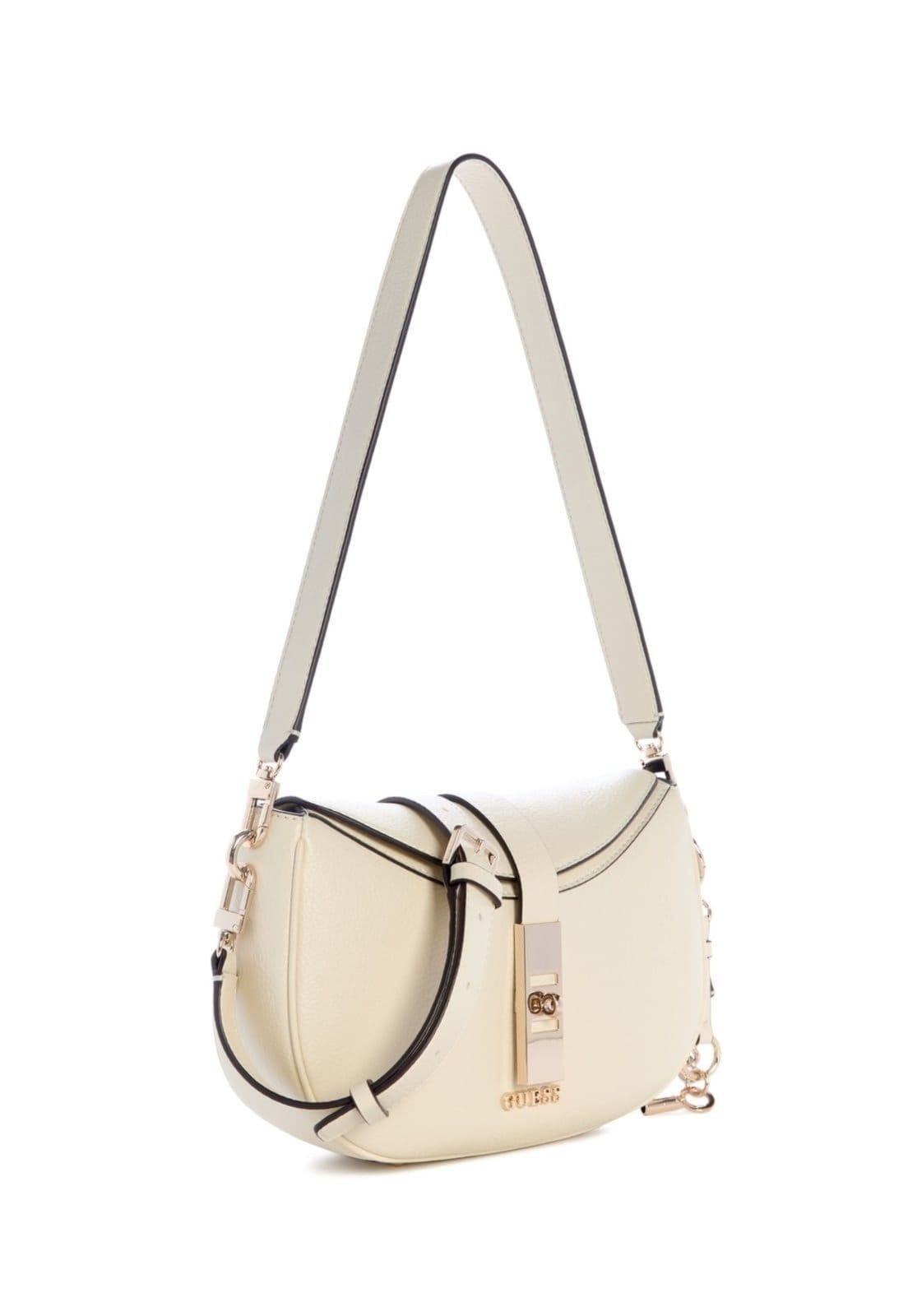 Vista 2 Bolsa Guess Brooke Shoulder Bag Off White Guess off-white white