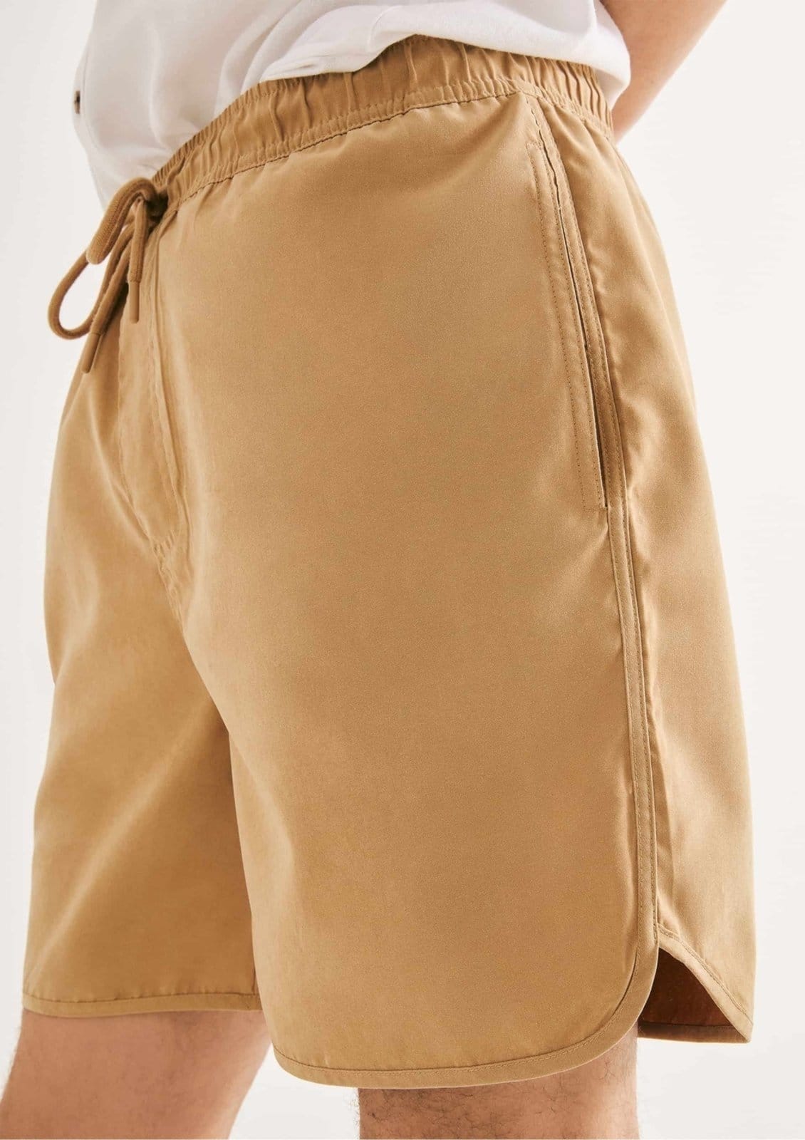 Vista 2 Shorts Masculino Peach Touch Vintage Hering bege