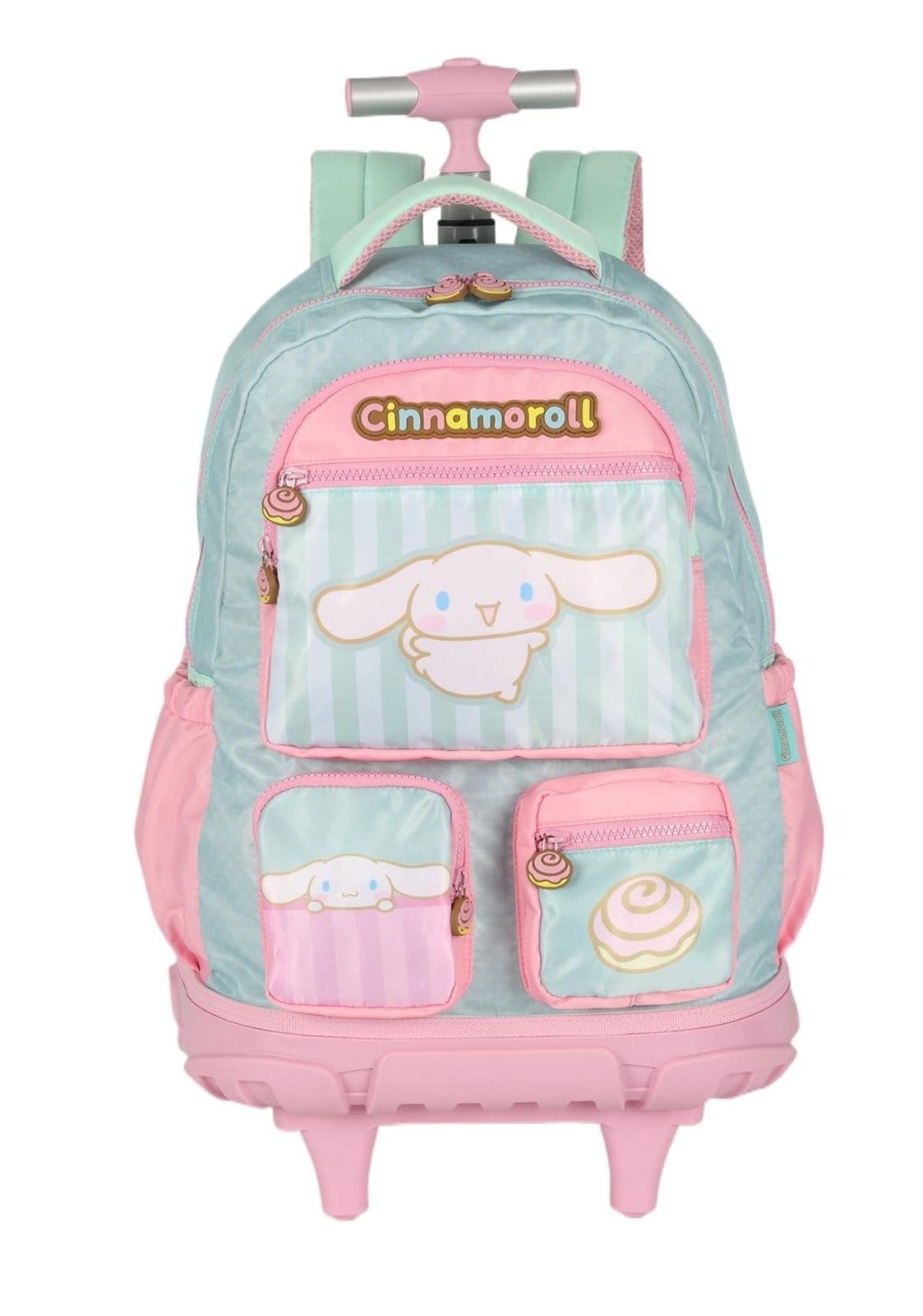 Infantil - Mochila de Rodinhas Média Náilon de Costas My Melody Cinnamoroll