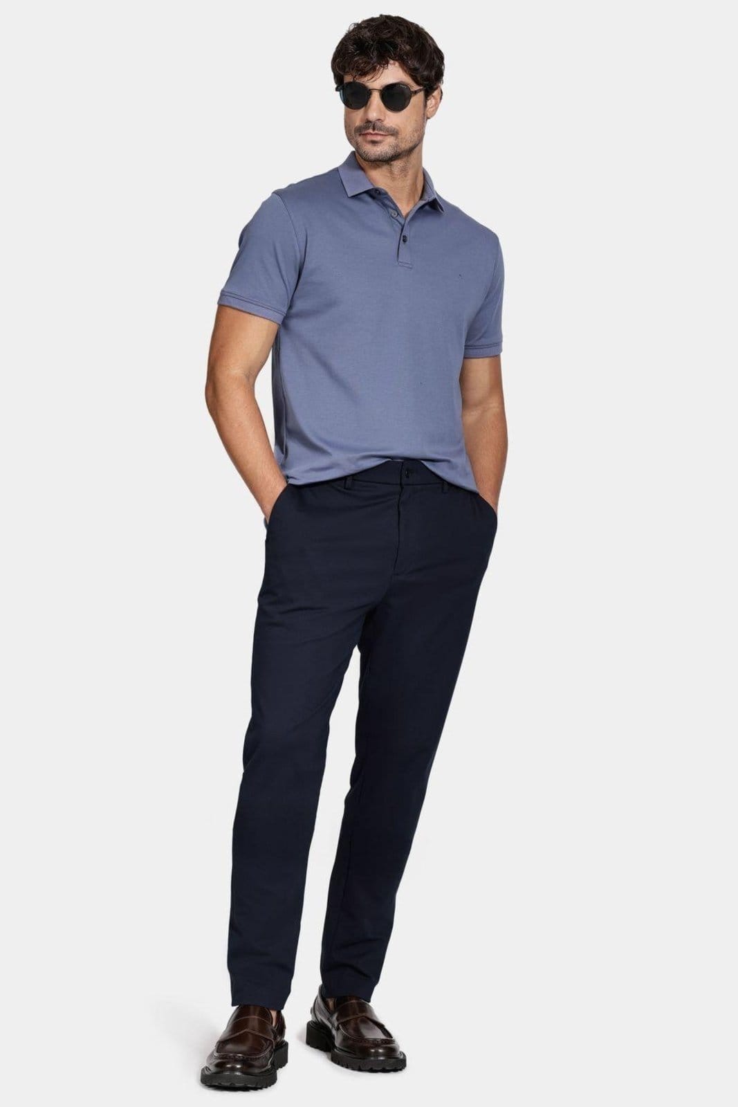 Vista 2 Polo Aramis Tshirt Liquid Cotton Atlantico Aramis azul