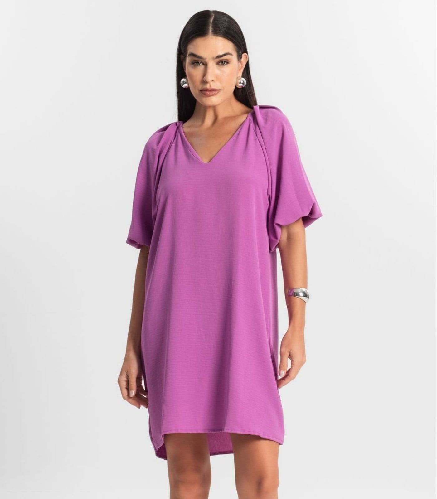 Vestido Feminino Liso Rovitex