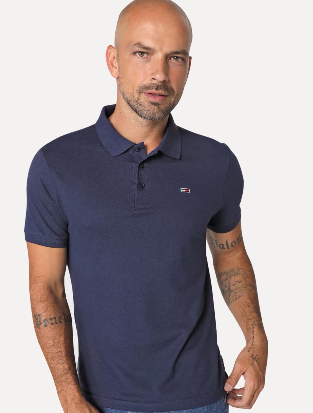 Polo Tommy Jeans Masculina Regular Original Fine Piquet