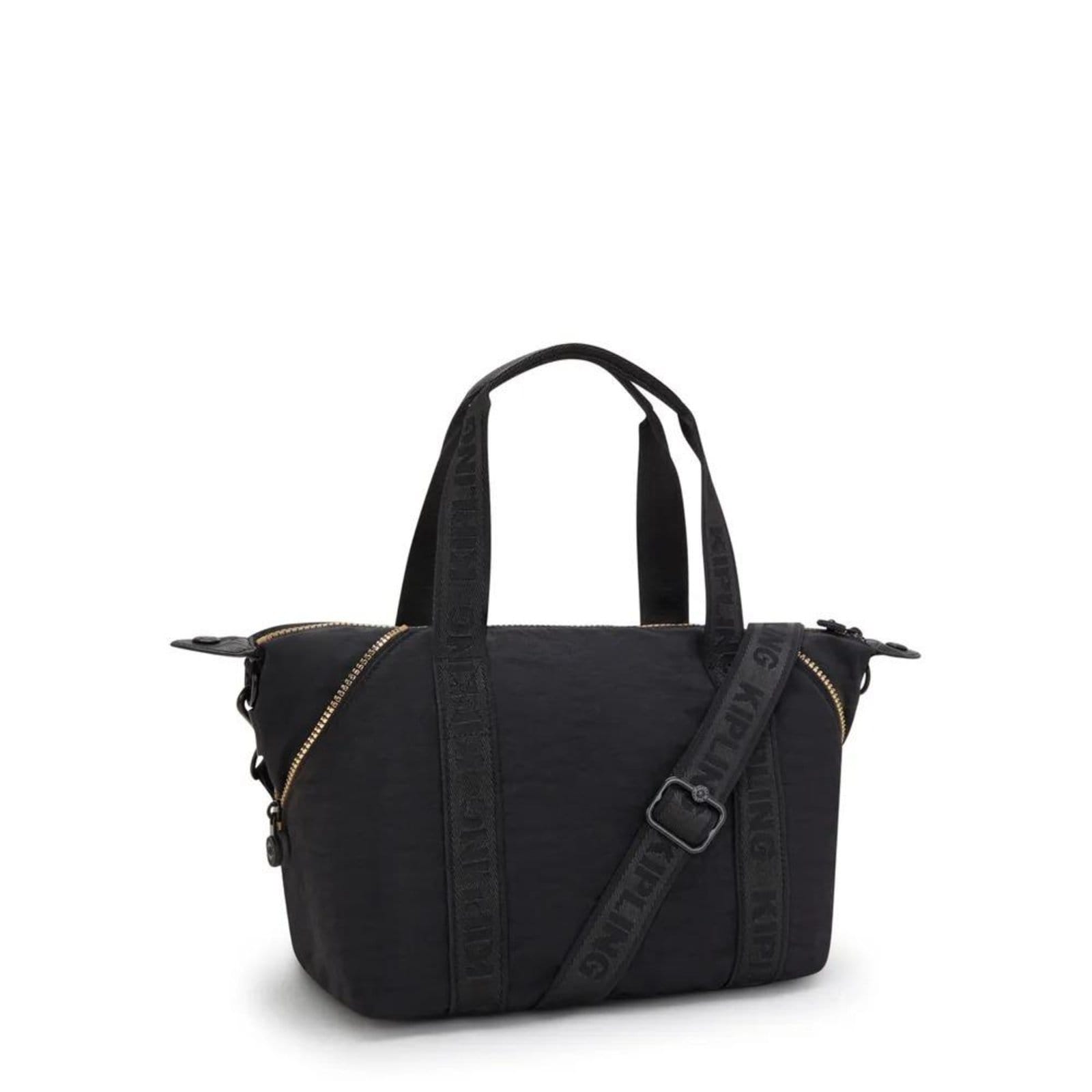 Vista 2 Bolsa Kipling Art Mini Glorious Gold Kipling preto gold