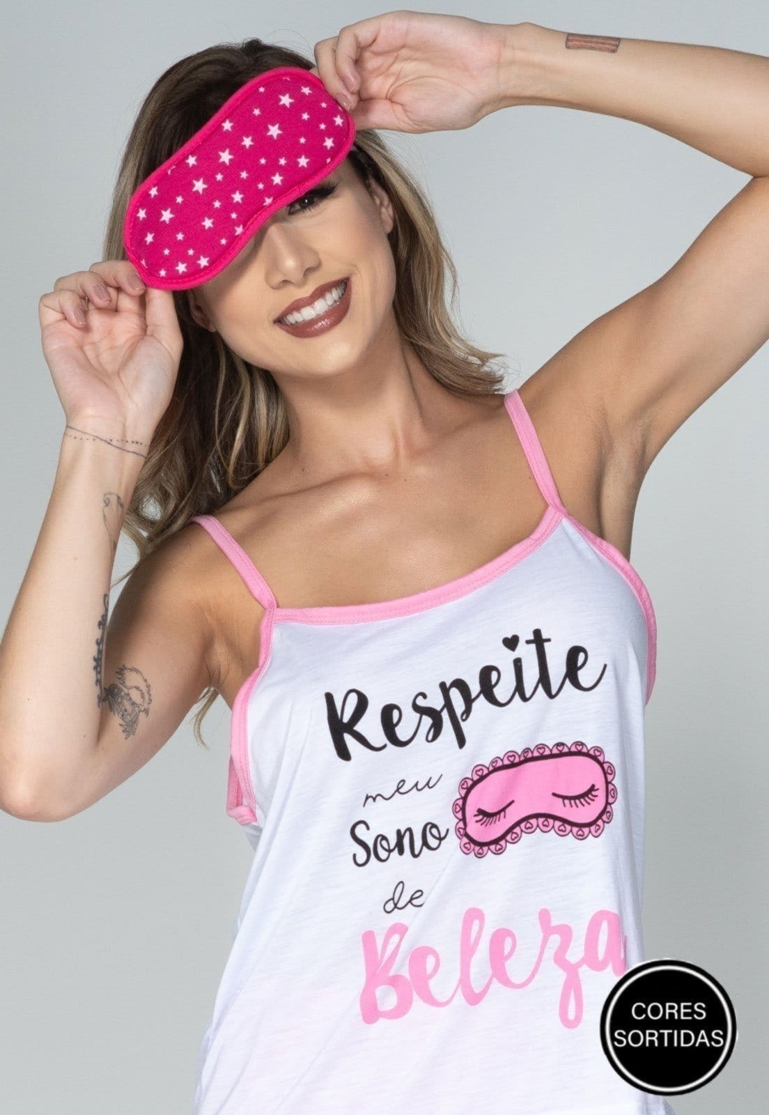 Máscaras para Dormir Vekyo Tapa Olho Multicolorida